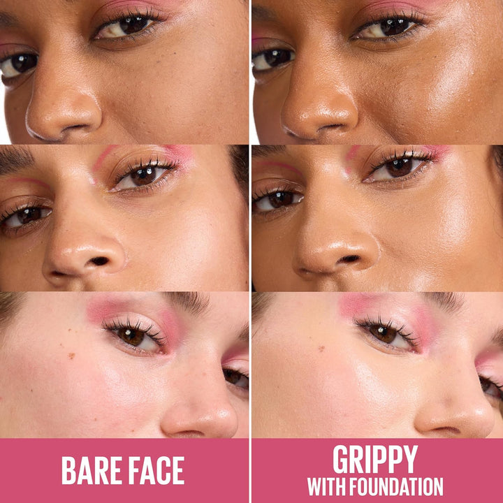 Maybelline Grippy Serum Primer, Hydrating Makeup Primer with 2% Niacinamide For Up To 24HR Make Up Wear, Clear, 1 Count Halalzen