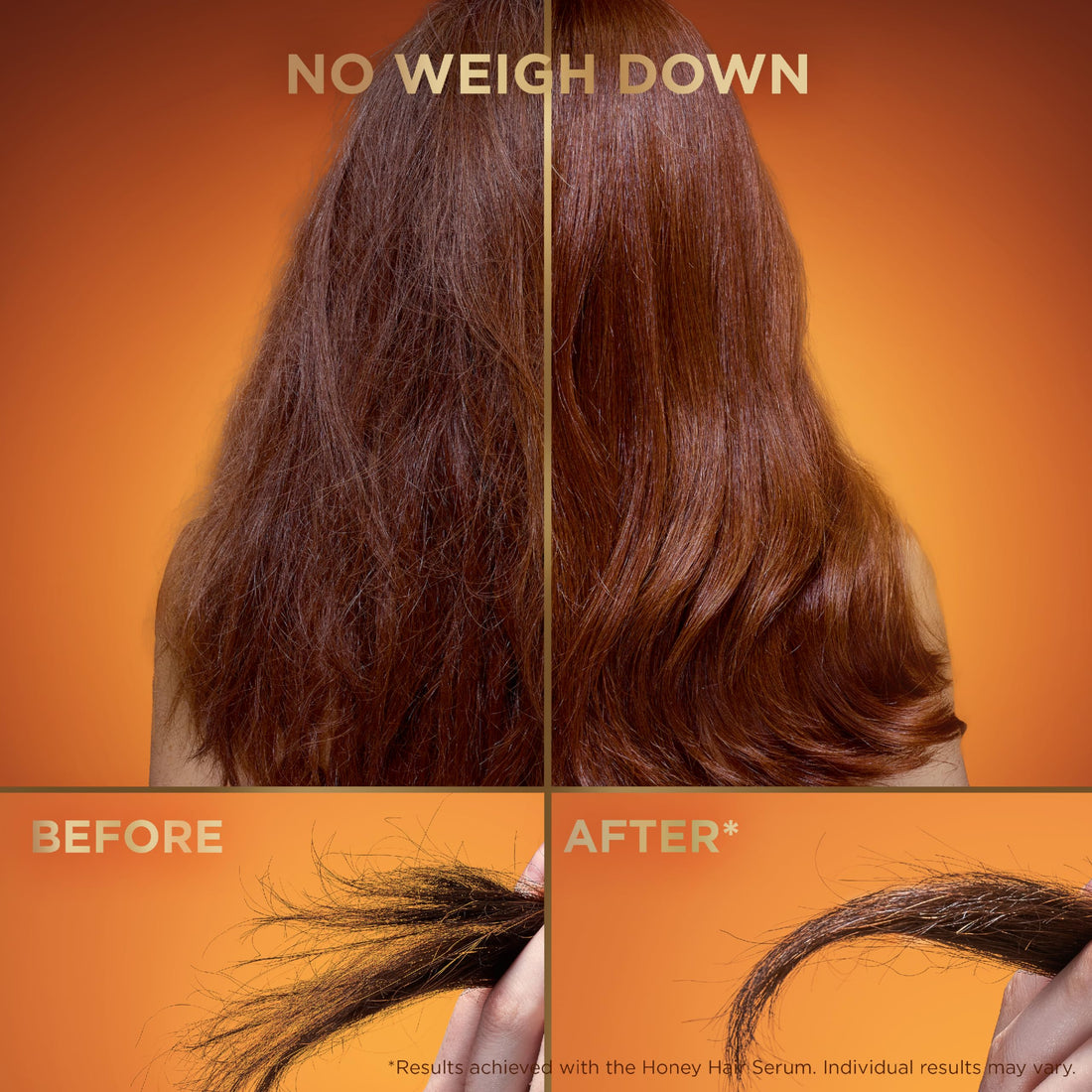 Garnier Ultimate Blends Hair Honey Repairing Serum for Damaged Hair, Non-Sticky, Non-Greasy - Up to 6X Smoother & Reduces Up To 94% of Split Ends in 1 Use - 115 ML