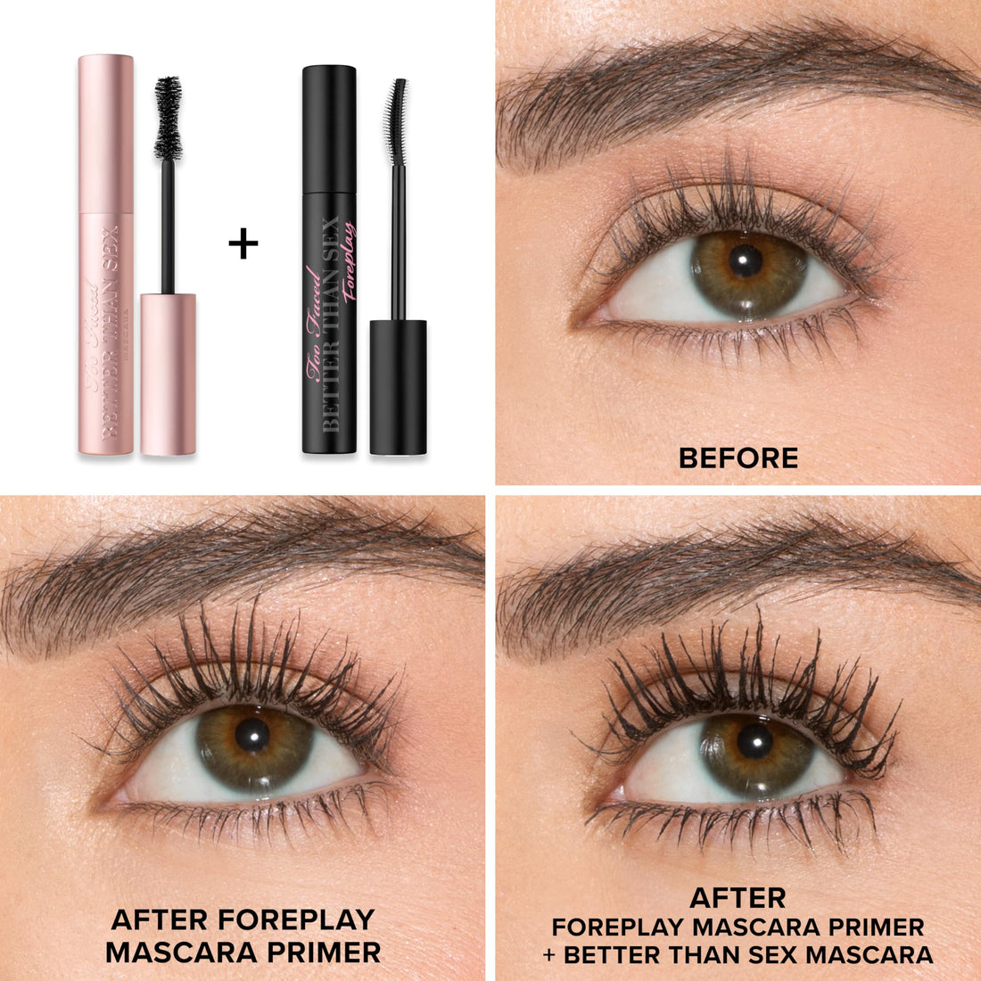Too Faced Better Than Sex Volumising Mascara | Dramatic Volume + Length Halalzen