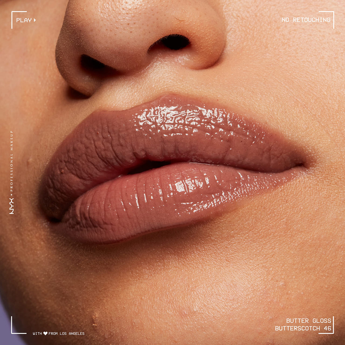 NYX PROFESSIONAL MAKEUP Butter Gloss, Non-Sticky Lip Gloss - Madeleine (Mid-Tone Nude)