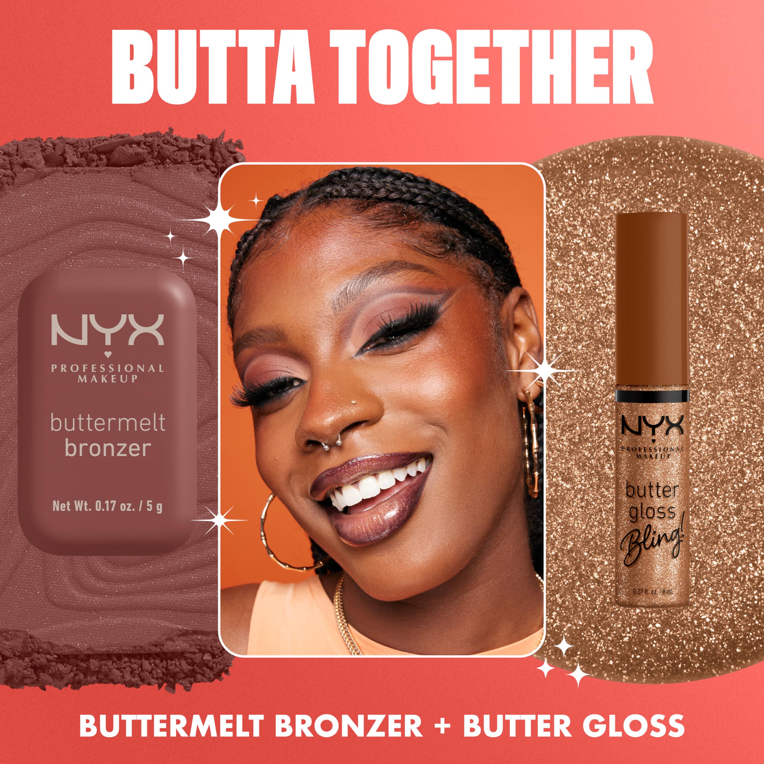 NYX PROFESSIONAL MAKEUP Butter Gloss, Non-Sticky Lip Gloss - Madeleine (Mid-Tone Nude)