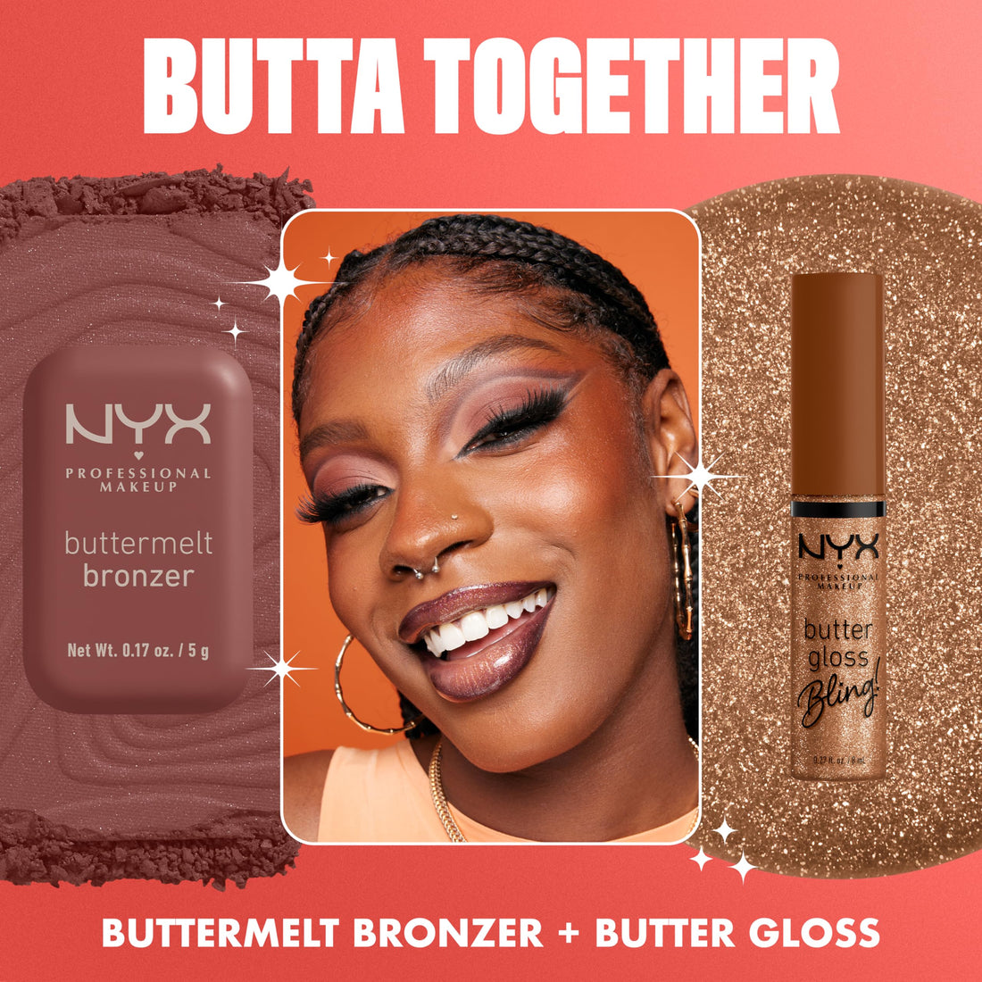 NYX PROFESSIONAL MAKEUP Butter Gloss, Non-Sticky Lip Gloss - Madeleine (Mid-Tone Nude)