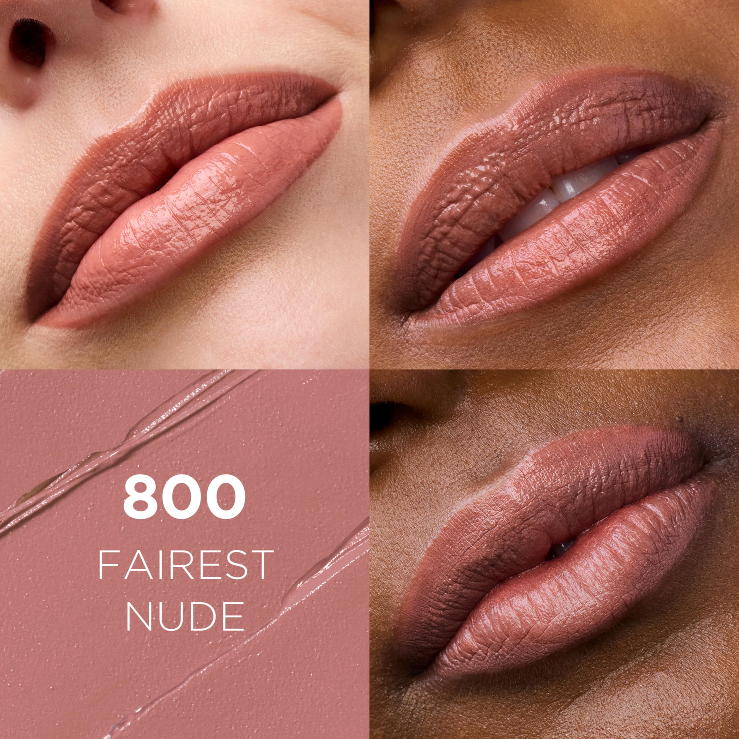 L'Oreal Paris Colour Riche Original Creamy, Hydrating Satin Lipstick with Argan Oil and Vitamin E, Fairest Nude, 1 Count