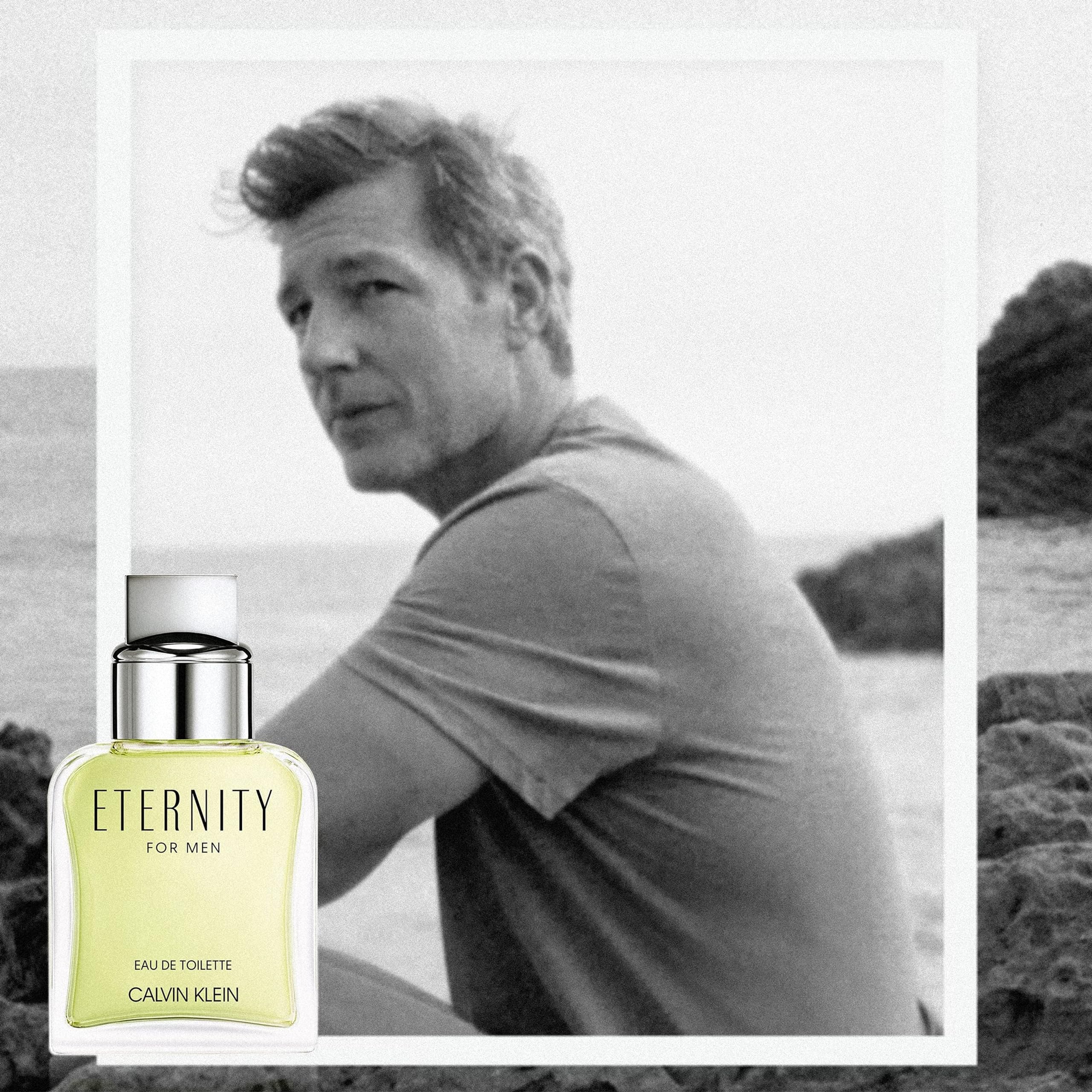 Calvin Klein Eternity, Eau de Toilette for Men, Fougere Fragrance with Notes of Bergamot, Geranium and Moss, Medium Longevity