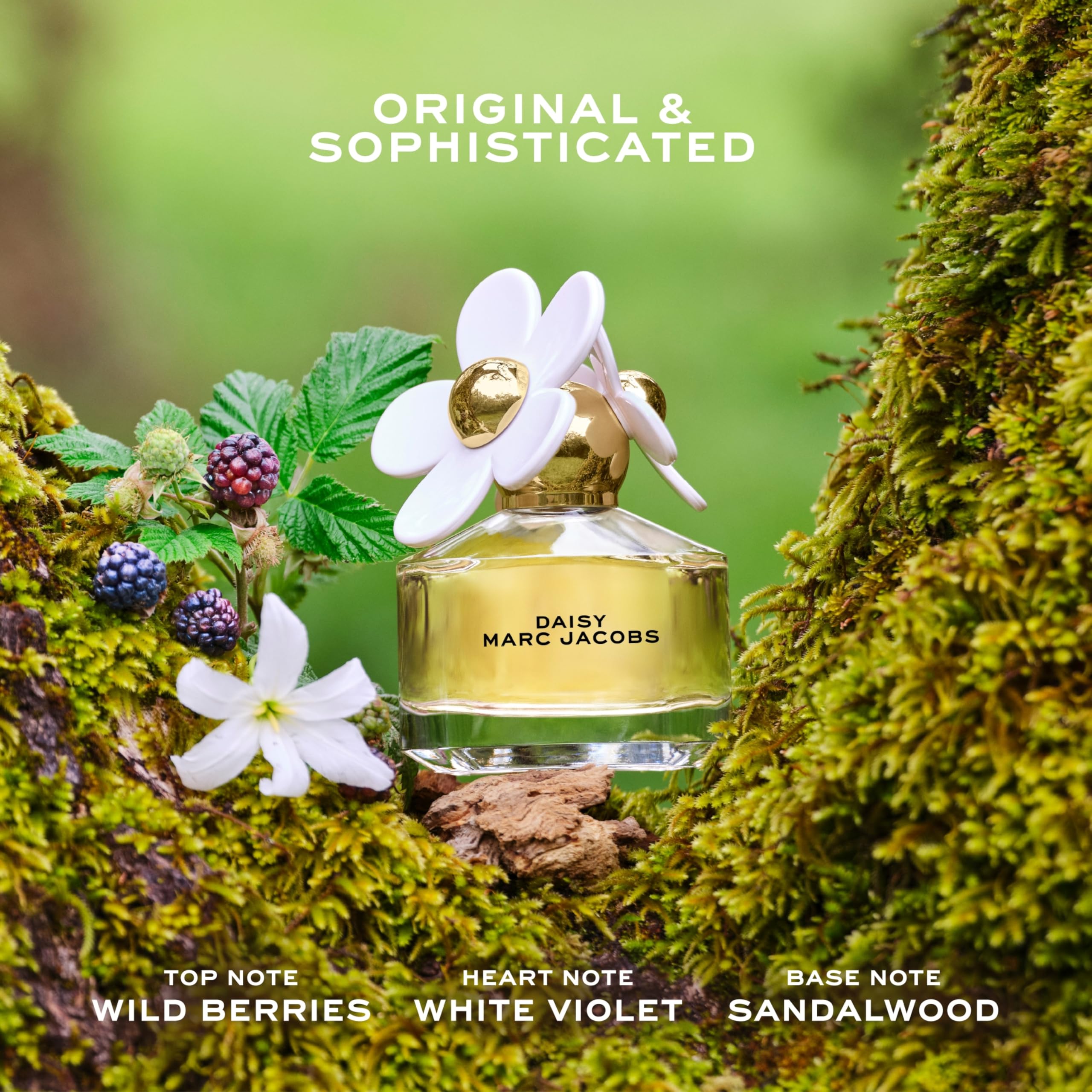 Marc Jacobs Daisy Eau de Toilette – Strahlendes Blumenparfum für Damen – Mit Noten von Walderdbeeren
