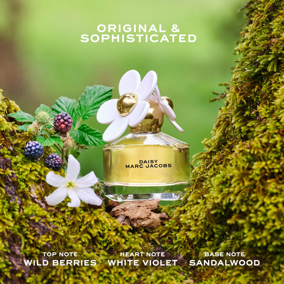 Marc Jacobs Daisy Eau de Toilette – Strahlendes Blumenparfum für Damen – Mit Noten von Walderdbeeren