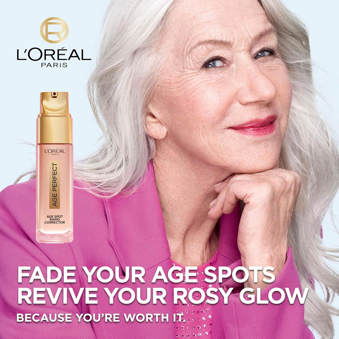 L'Oreal Paris Age Perfect Golden Age Rapid Spot Corrector for Mature Skin, Niacinamide and Exclusive Peony Native Cells, Reduces Appearance of Dark Spots, 50ml Halalzen
