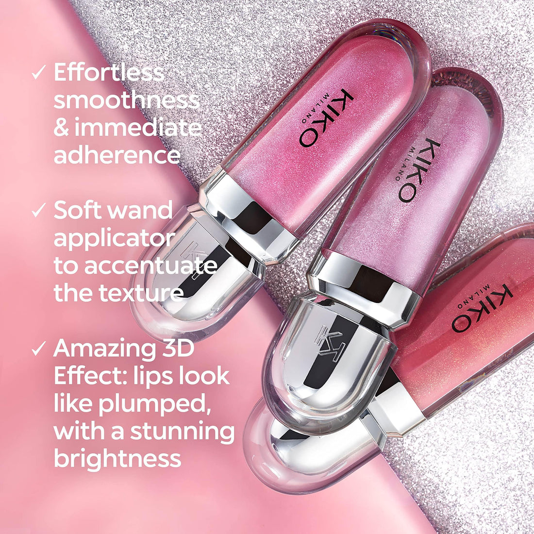 KIKO Milano 3D Hydra Lipgloss 17 I Hydrating Lip Gloss for Plumped 3D Shine, Non-Sticky Lipstick Gloss with Wand Applicator, Long Lasting Comfort, Professional Lip Products by KIKO Milano Halalzen