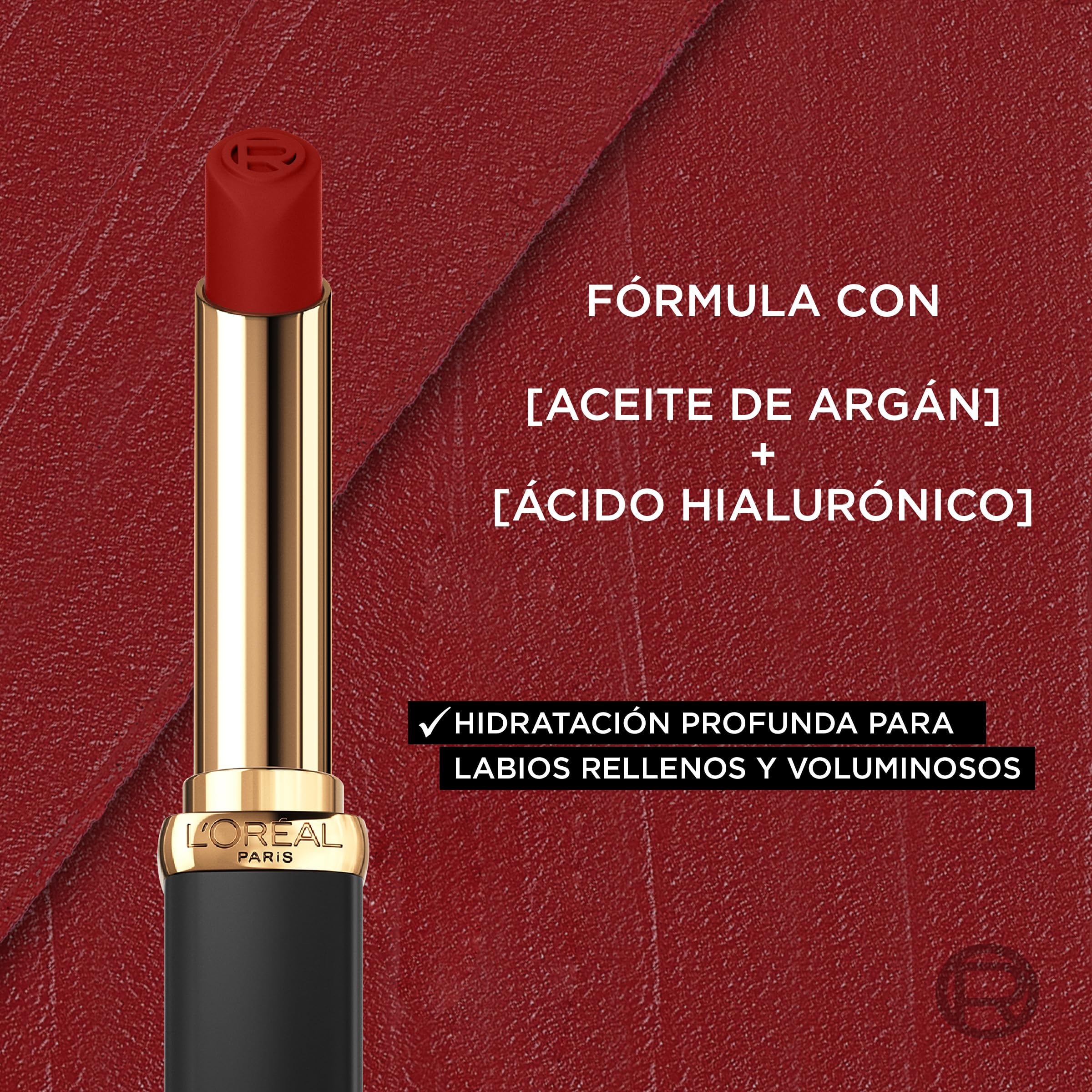 L'Oreal Paris Color Riche Intense Volume Matte Lipstick, Moisturising Matte Powder Finish, 16h long-wear, With Hyaluronic Acid, 187 Fuchsia Libre Halalzen