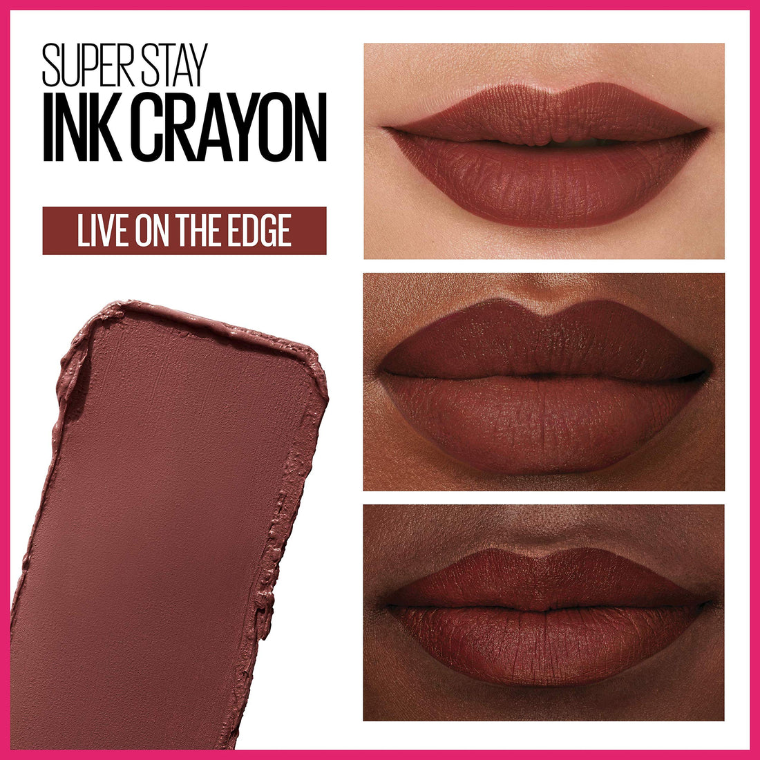 Maybelline Super Stay Ink Crayon Matte Longwear Lipstick Makeup, 150 Chase Dreams, 0.04 oz