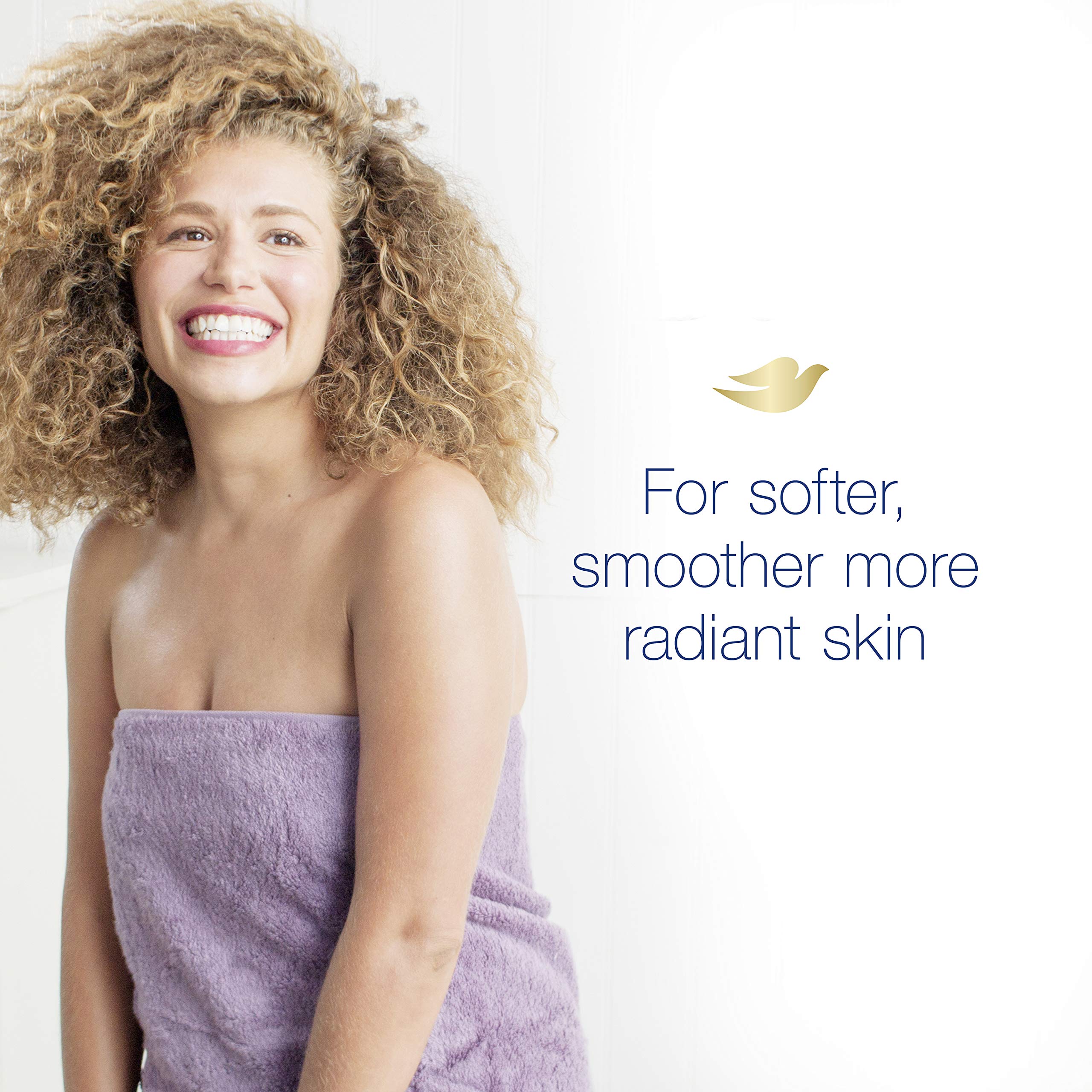 Dove Beauty Bar Soap Shea Butter, 8 Bars for Nourished, Radiant Skin, Enriches Skin 3.75 oz