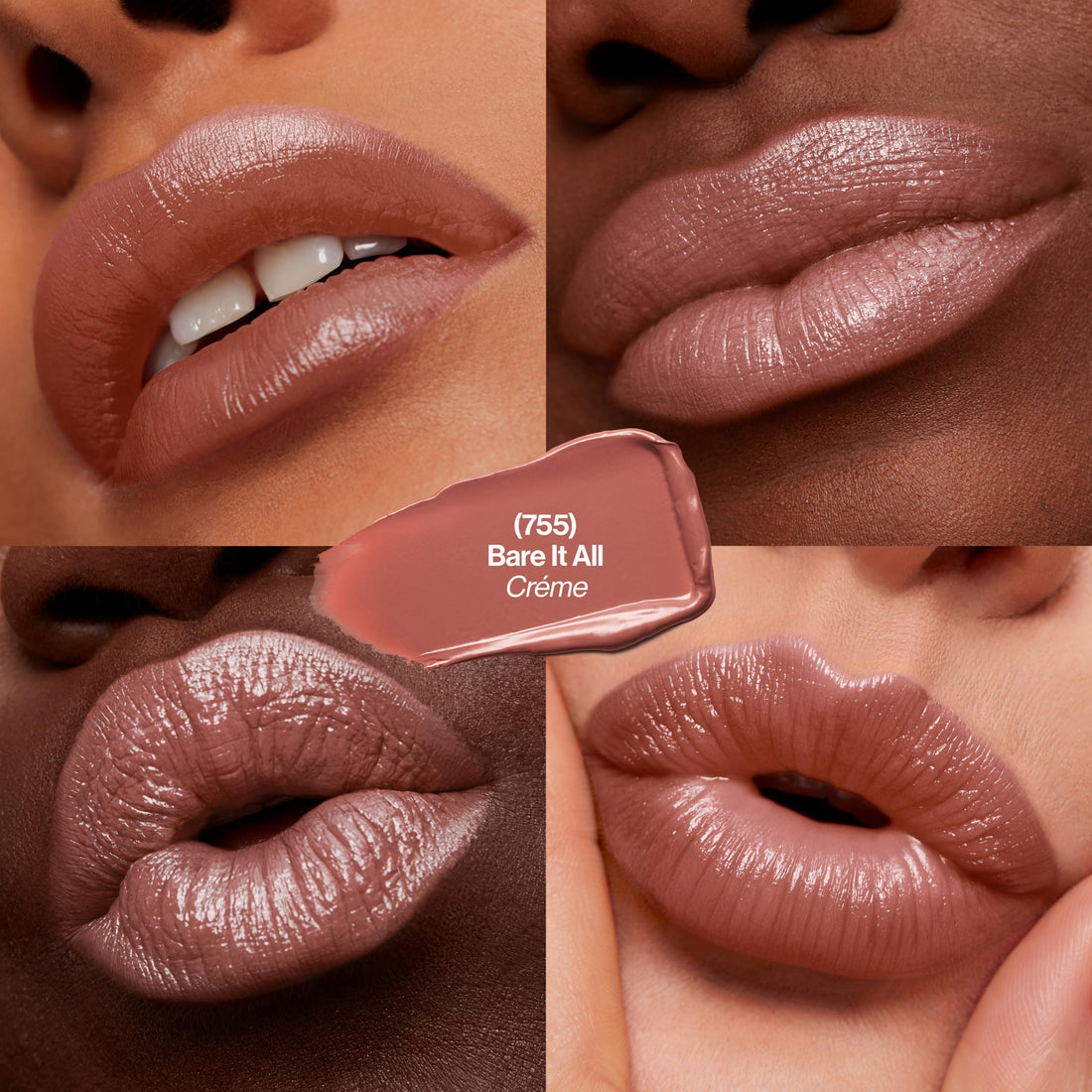Revlon Super Lustrous Lipstick, Creamy Formula For Soft, Fuller-Looking Lips, Moisturized Feel, 764 On the Mauve, 0.15 oz
