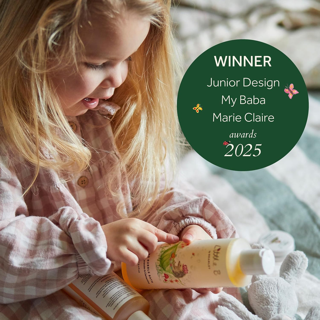 Bramley Little B Hair & Body Wash 5 Litre, Sulphate-Free Baby & Child Wash with Clementine, Sweet Orange & Lavender, Biodegradable Family Bath Refill Suitable from Birth