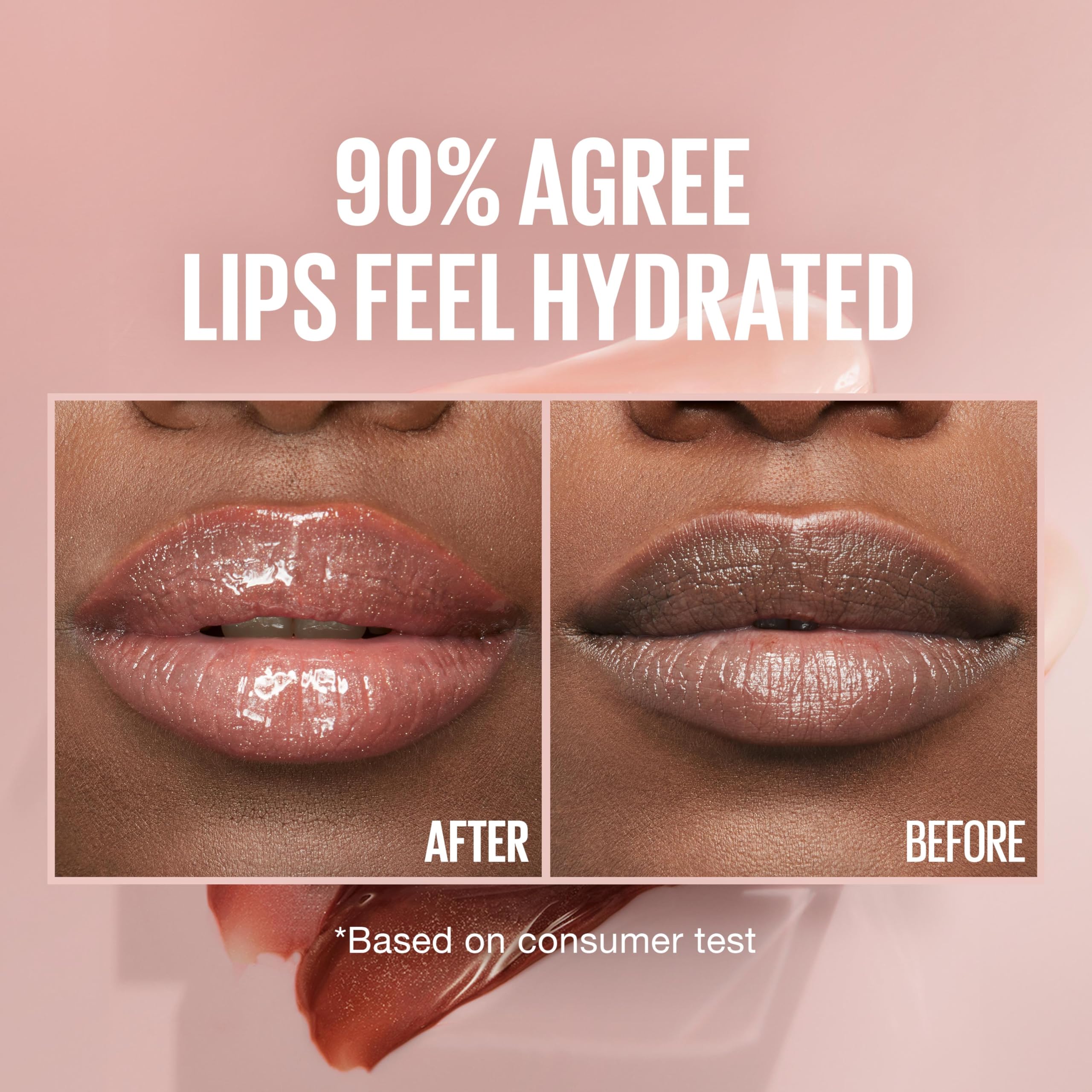 Maybelline Lifter Gloss, Hydrating Lip Gloss with Hyaluronic Acid, Ice, Pink Neutral, 0.18 Ounce