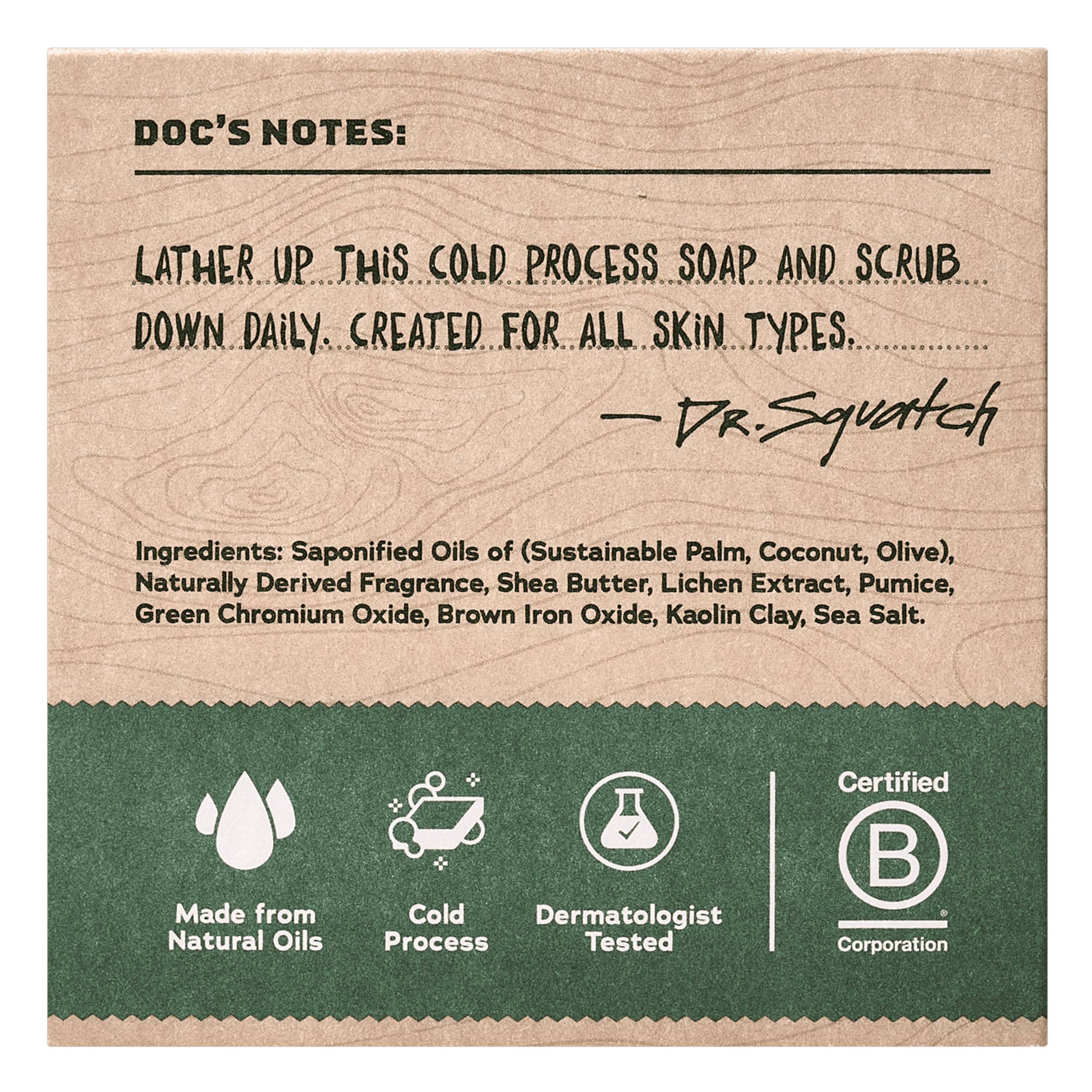 Dr. Squatch Natural Men’s Bar Soap - Cold Process Body Soap Bar with Natural Oils - Gifts for Men - Coconut Castaway (5 oz, 3-Pack)