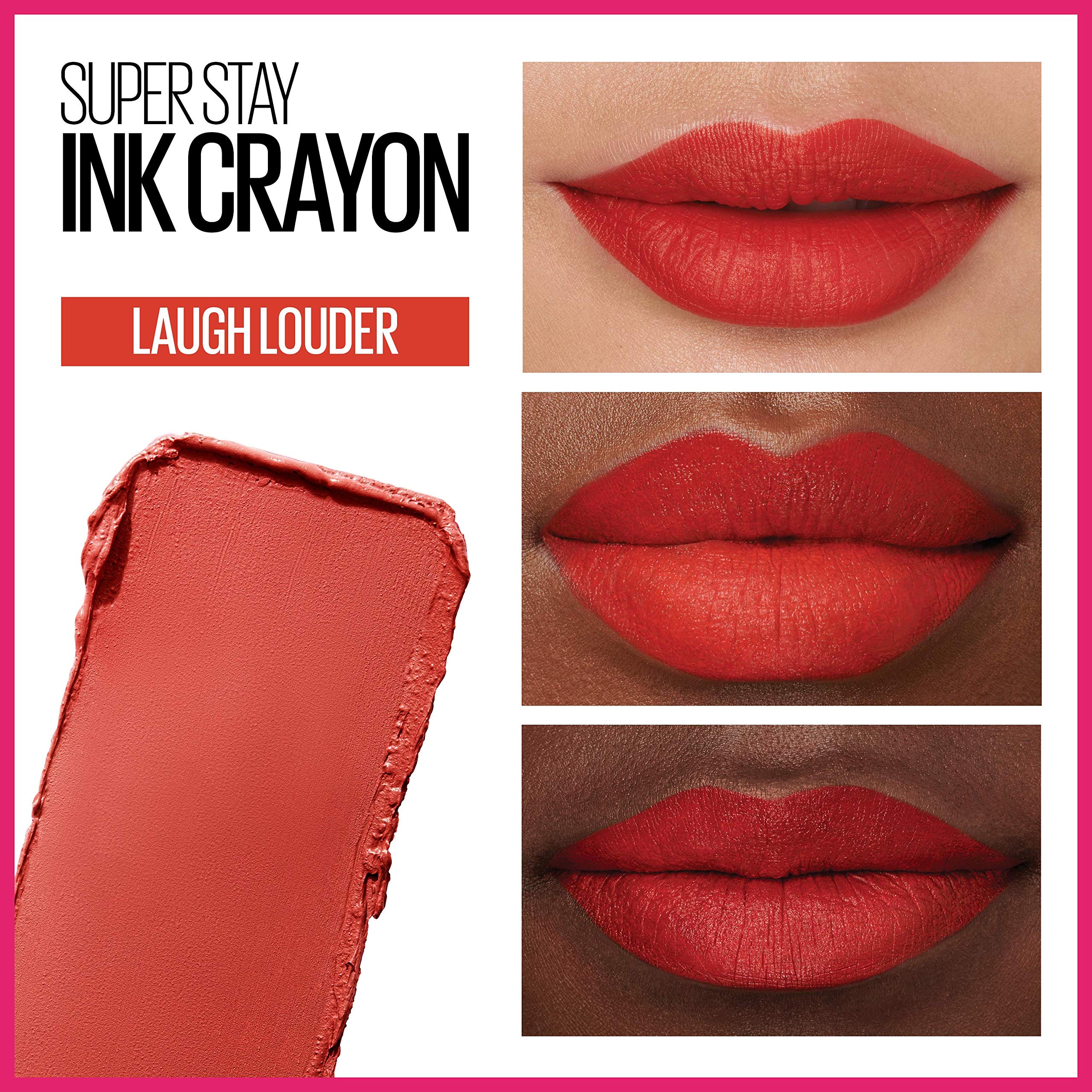 Maybelline Super Stay Ink Crayon Matte Longwear Lipstick Makeup, 150 Chase Dreams, 0.04 oz