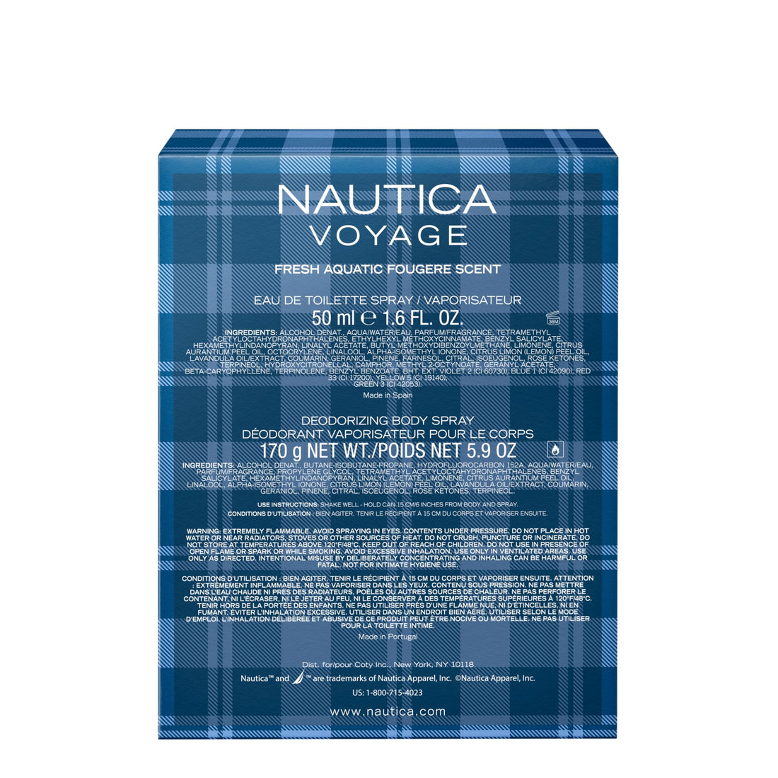 Nautica Voyage Eau De Toilette, Cologne et Parfum Pour Homme, Senteur Fraîche, Romantique, Fruitée avec des Notes Boisées et Aquatiques de Pomme, Lotus d'eau, Bois de Cèdre et Musc Idéal pour un Usage Quotidien, Longue Tenue 98 ml