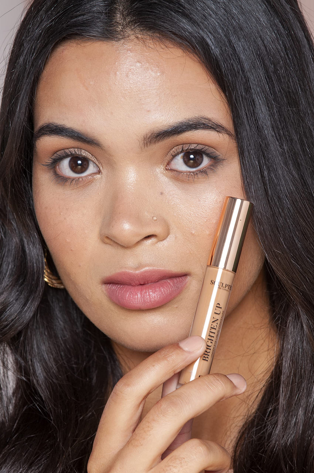 Brighten Up Under Eye Concealer from Sculpted by Aimee (Ivory) - 5ml Light Coverage Mineral Liquid Makeup Concealer for Hydrating Delicate Skin & Dark Circles with Niacinamide and Hyaluronic Acid Halalzen