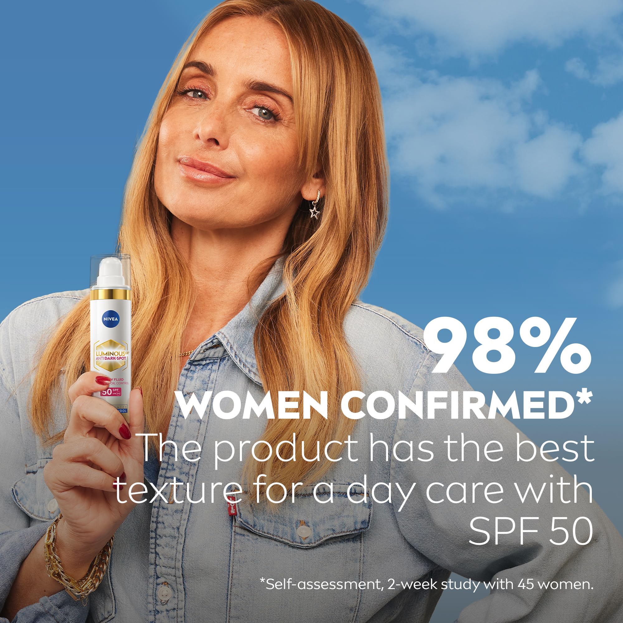 NIVEA Cellular Luminous 630 Anti Dark-Spot Daily UV Fluid Face SPF 50 (40ml), Protects From Dark-Spots, Hyperpigmentation and Photoageing, Face Moisturiser with Hyaluronic Acid and Vitamin E Halalzen