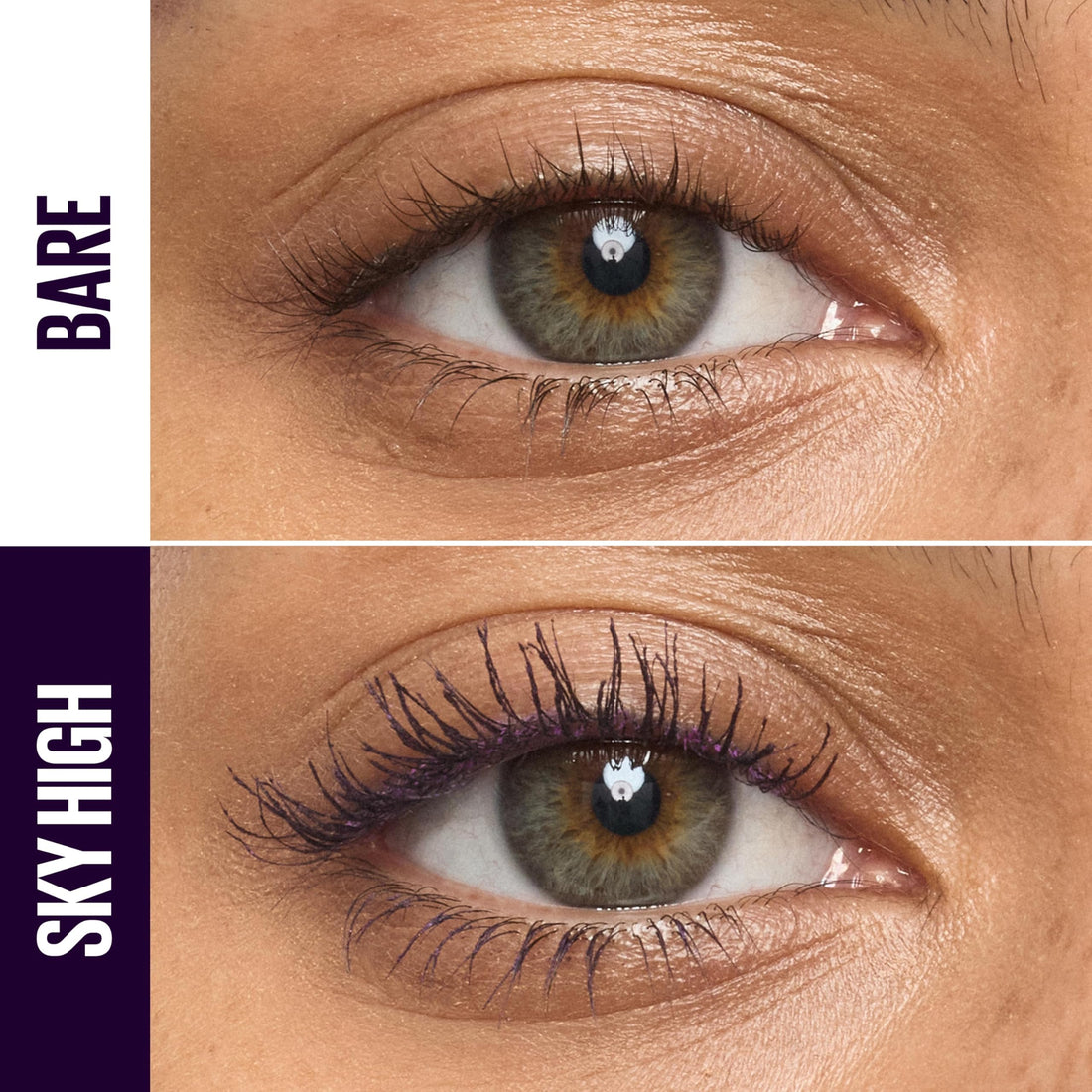 Maybelline Lash Sensational Sky High Washable Mascara Make-up, Volumen, Verlängerung, Definition, Schwung, Multiplikation, aufbaufähige Formel, Very Black, 1 Stück