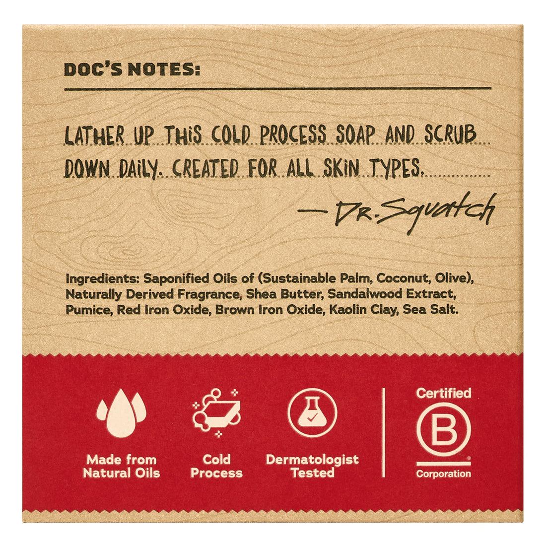 Dr. Squatch Natural Men’s Bar Soap - Cold Process Body Soap Bar with Natural Oils - Gifts for Men - Coconut Castaway (5 oz, 3-Pack)