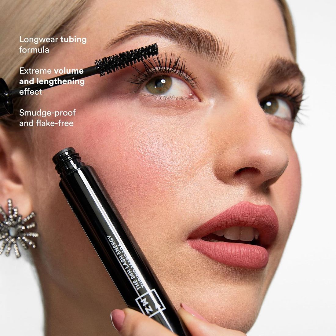 3INA MAKEUP - The 24H Lash Energy Tubing Mascara 900 - Black Mascara for Volume and Length - With Panthenol - Long Lasting Halalzen