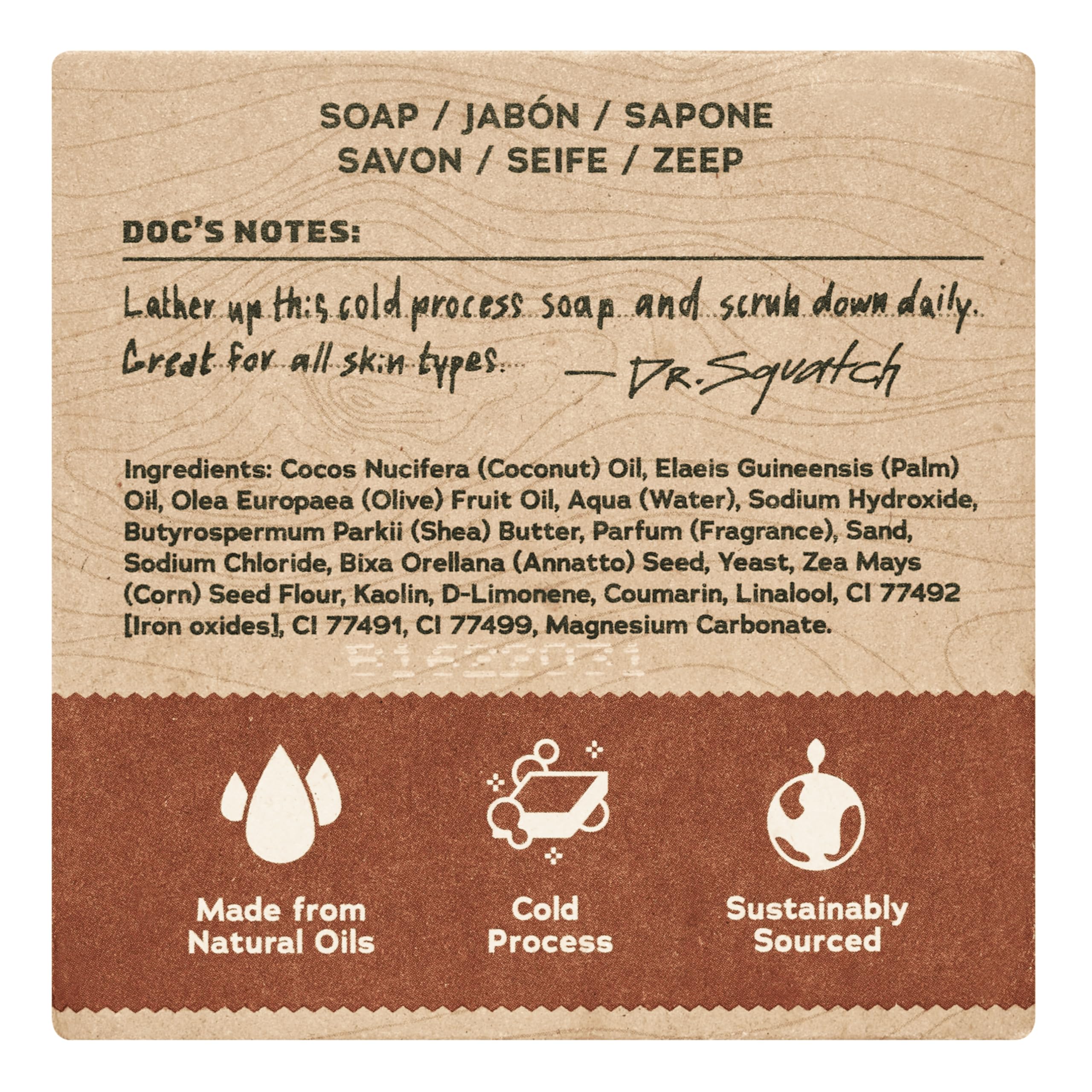 Dr. Squatch Natural Men’s Bar Soap - Cold Process Body Soap Bar with Natural Oils - Gifts for Men - Fresh Falls (142g, 3 pack) Halalzen
