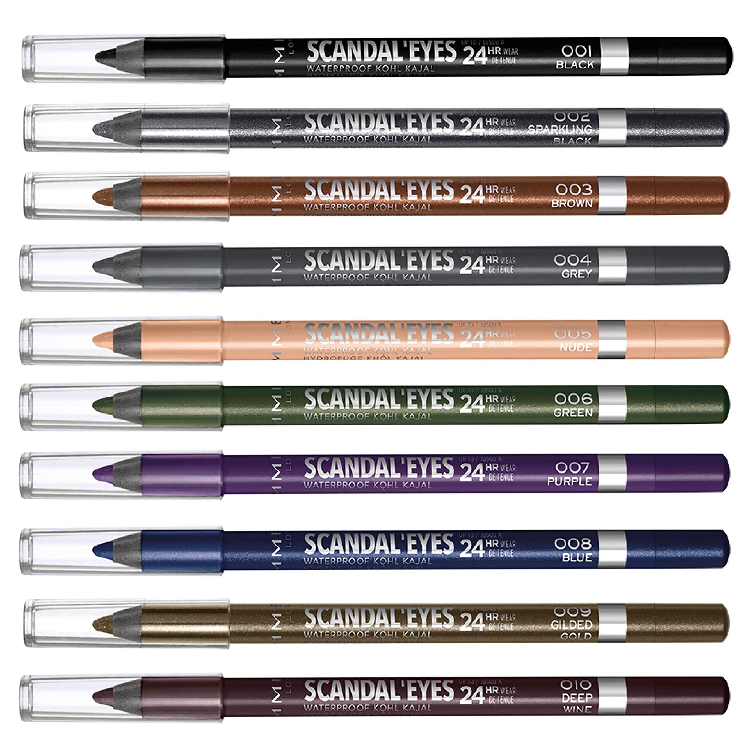 Rimmel Scandal'Eyes Waterproof Eyeliner, Brown Halalzen