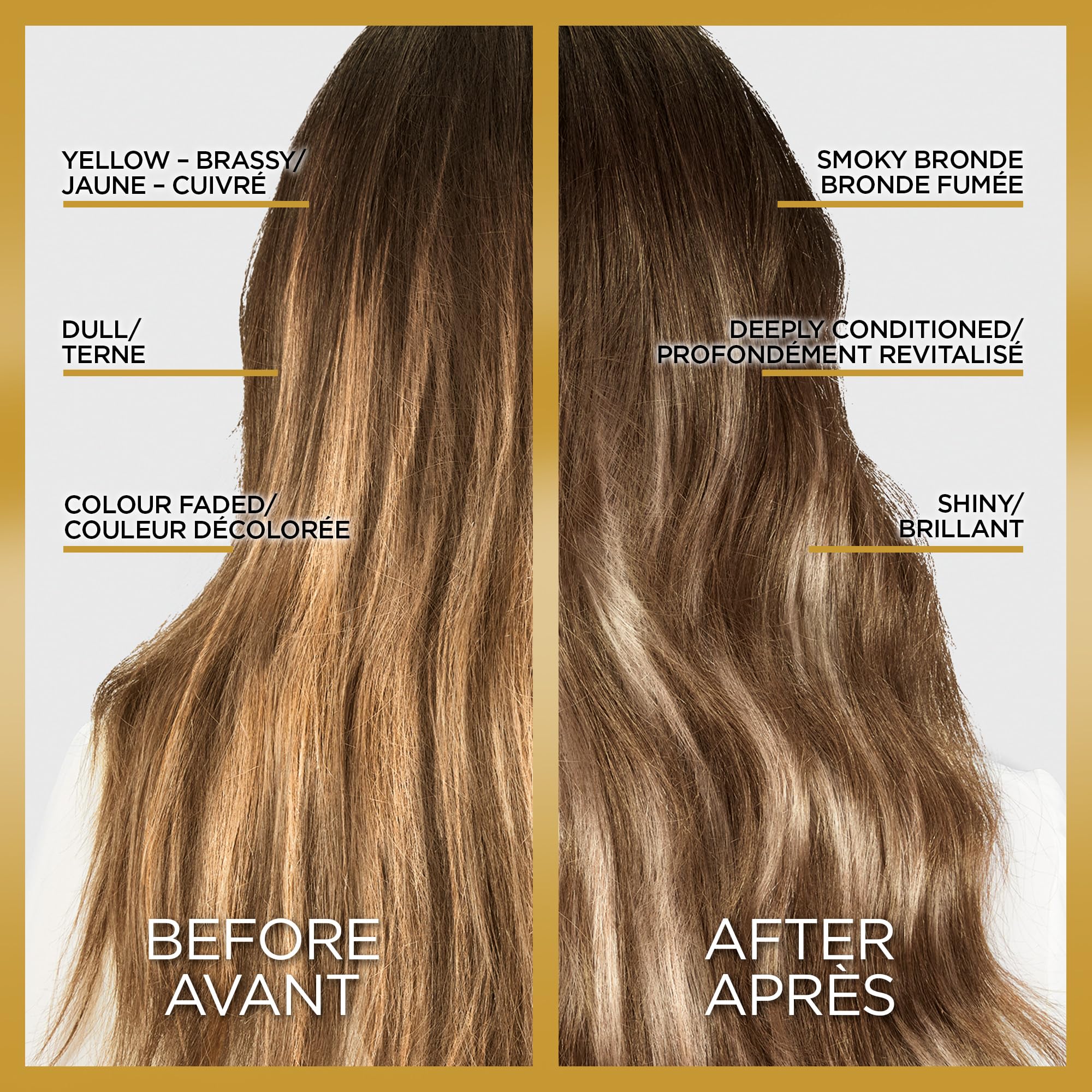 L’Oreal Paris Le Color Gloss One Step In-Shower Toning Hair Gloss for Bleached Hair, Neutralizes Brass, Conditions & Boosts Shine, Platinum Pearl, 4 Ounce