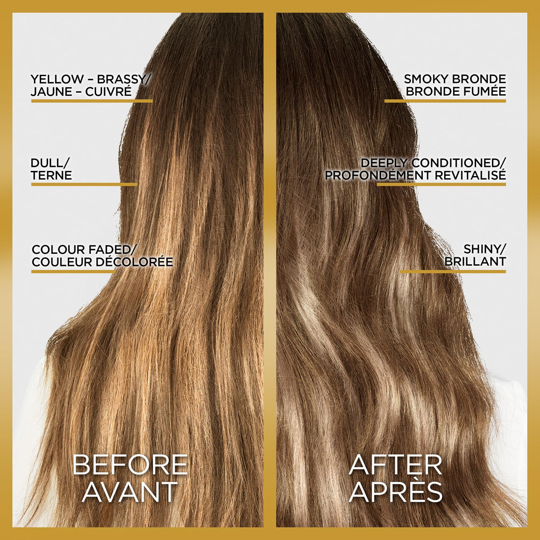 L’Oreal Paris Le Color Gloss One Step In-Shower Toning Hair Gloss for Bleached Hair, Neutralizes Brass, Conditions & Boosts Shine, Platinum Pearl, 4 Ounce