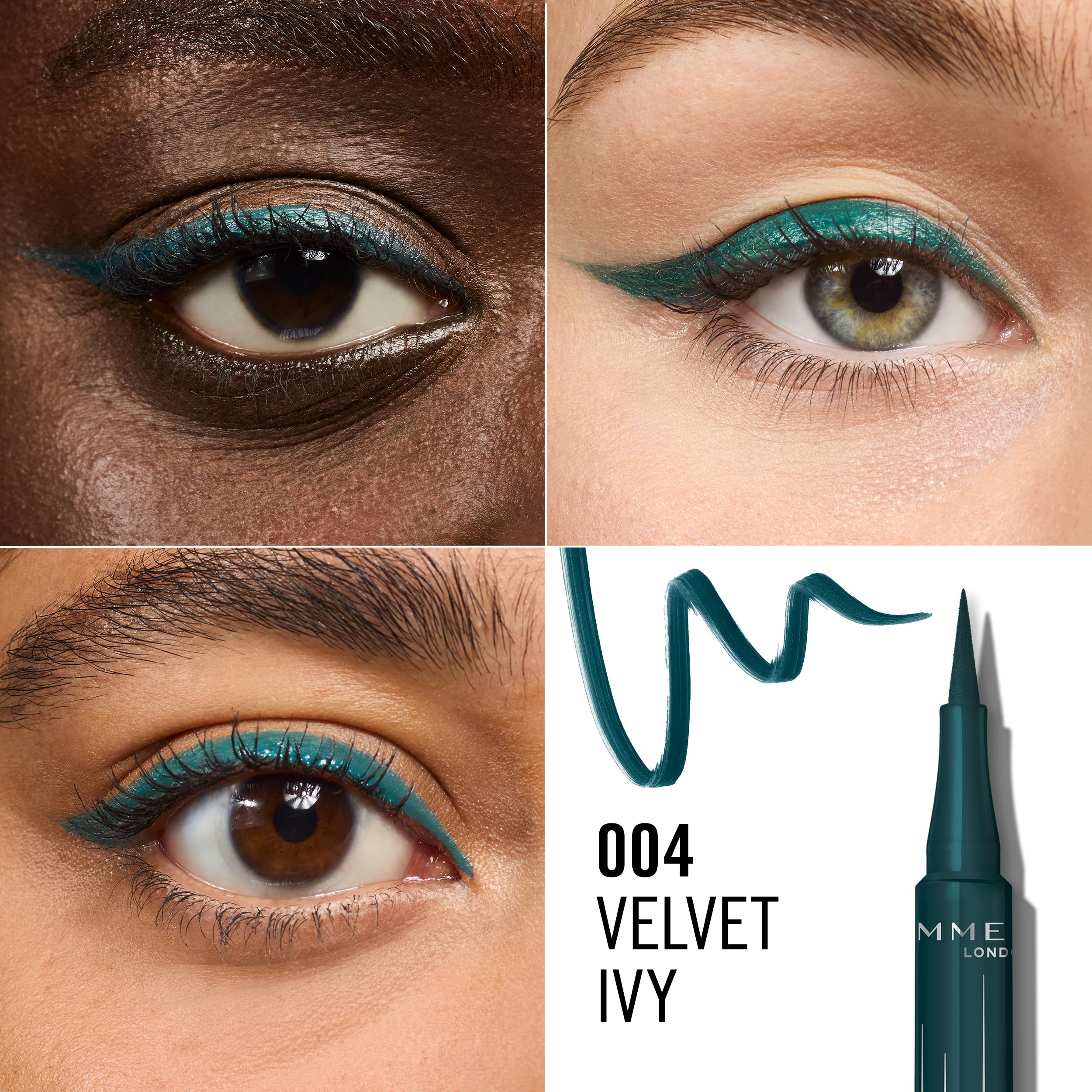 Rimmel Wonder'Ink Liquid Eyeliner, Black, 1 ml Halalzen