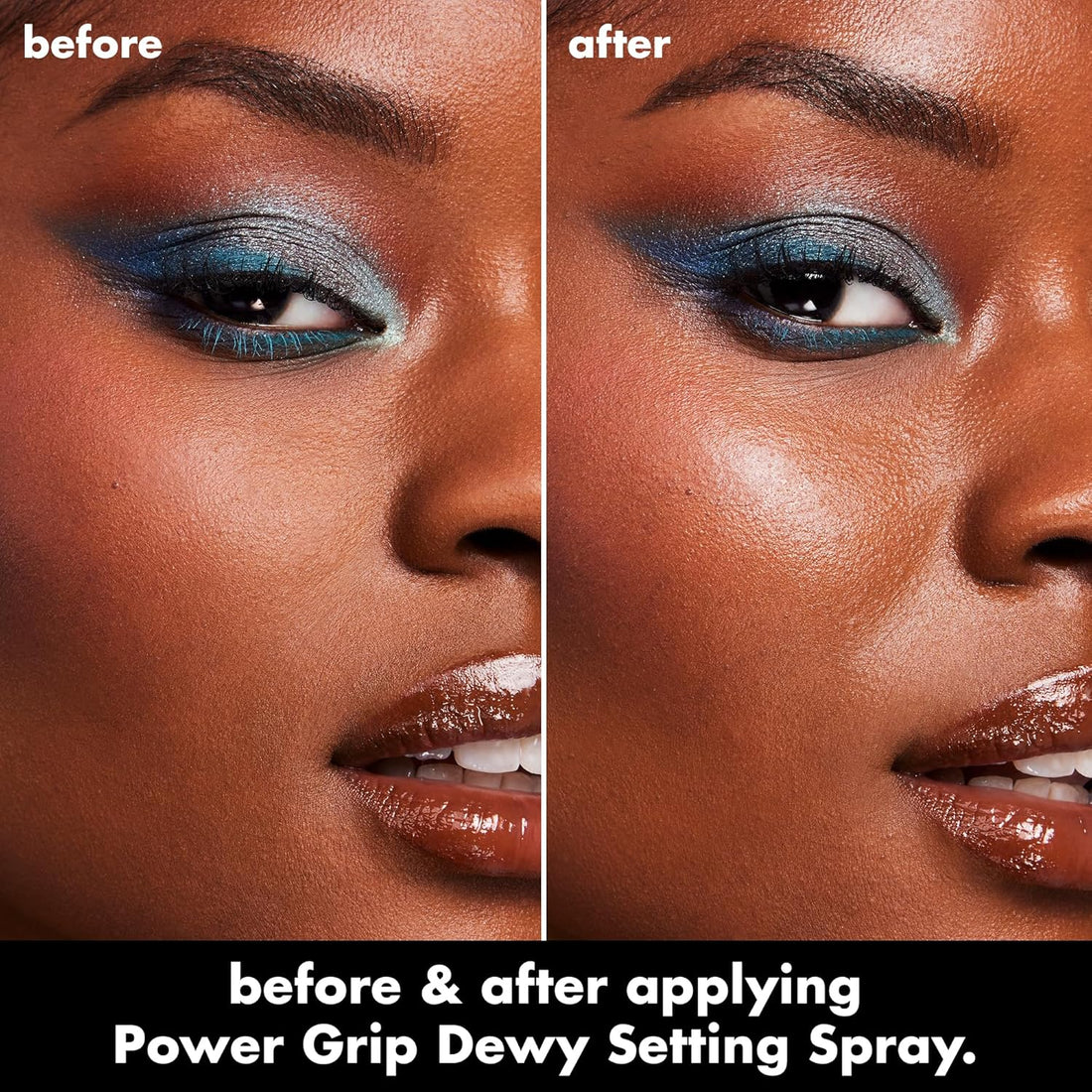 e.l.f. Power Grip Dewy Setting Spray, Ultra Fine Mist Made With Hyaluronic Acid, Grips Makeup For A Hydrated, Dewy Finish, Vegan & Cruelty-Free