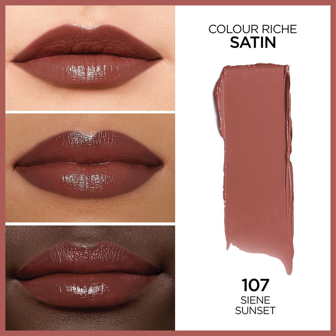 L'Oreal Paris Colour Riche Original Creamy, Hydrating Satin Lipstick with Argan Oil and Vitamin E, Fairest Nude, 1 Count