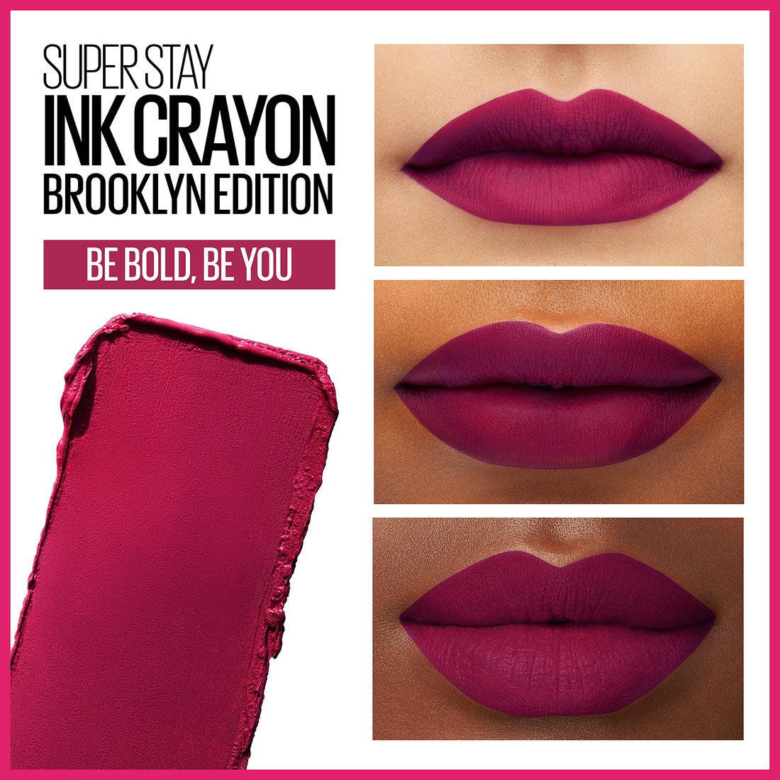 Maybelline Super Stay Ink Crayon Matte Longwear Lipstick Makeup, 150 Chase Dreams, 0.04 oz