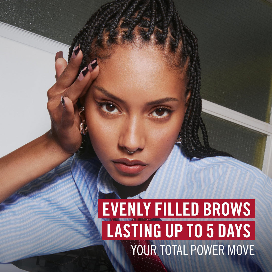 Rimmel Wonder’Bond Brow Filler Peel‑Off Tint, Medium Brown, Semi‑Permanent Brow Tint with Biotin for Fuller, Thicker Brows, Waterproof & Transfer‑Proof, 2‑in‑1 Tint & Brow Mask, Vegan, 7.7ml