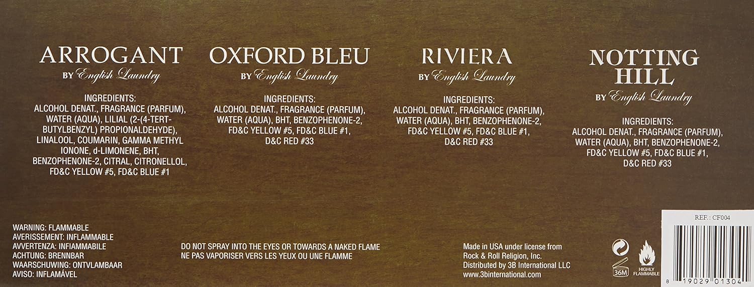 English Laundry Men's 4 Piece Coffret