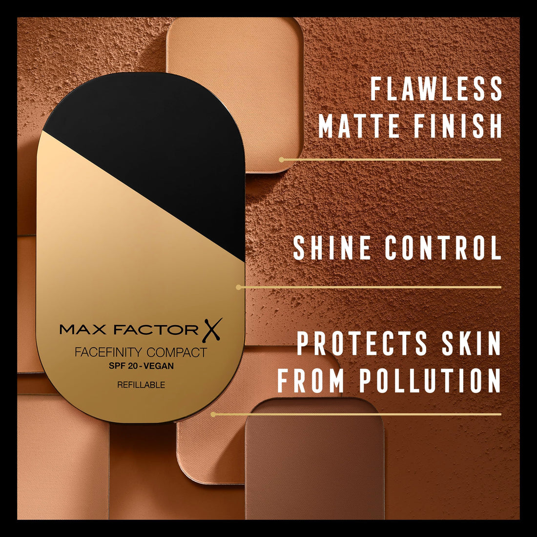 Max Factor Facefinity Compact Foundation, Number 003, Natural, 10 g Halalzen