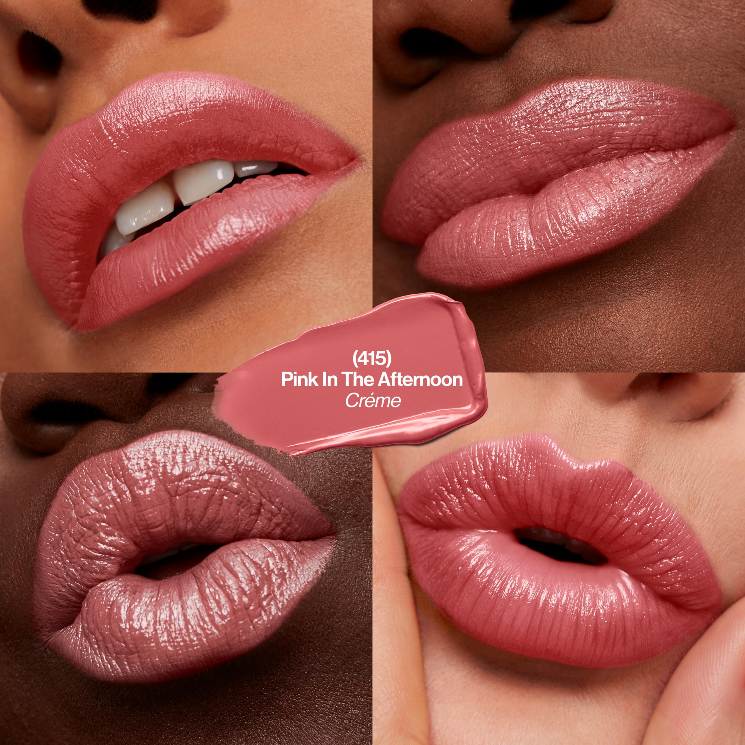 Revlon Super Lustrous Lipstick, High Impact Lipcolour with Moisturising Creamy Formula, Infused with Vitamin E and Avocado Oil in Pink, Pink in the Afternoon (415) Halalzen