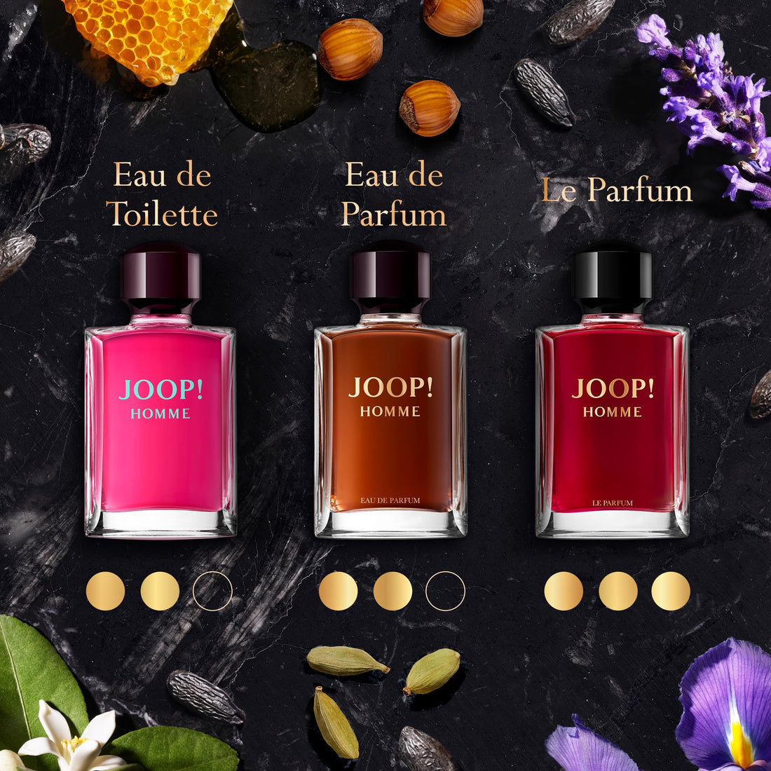 JOOP! Homme - Eau de Toilette for Men - Woody Fragrance with Notes of Orange Blossom, Tonka Bean Accord and Honey - Medium Longevity