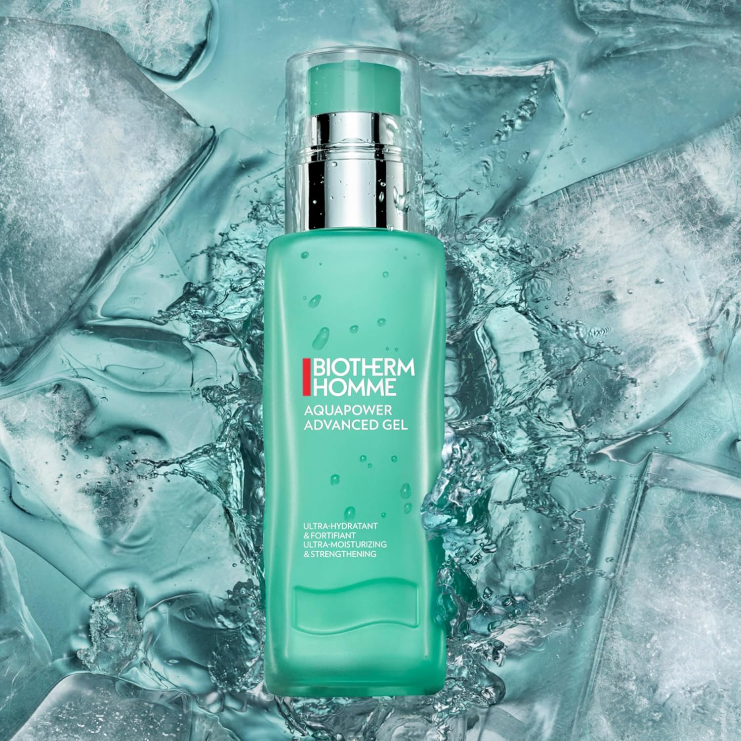 Aquapower Advanced Gel, Men's Gel Face Moisturizer That Hydrates And Strengthens Skin, Fresh And Fast-Absorbing Water-Gel Formula with Biotech Plankton and Oligo-Elements for 48H Moisture, 3.4 Oz Halalzen