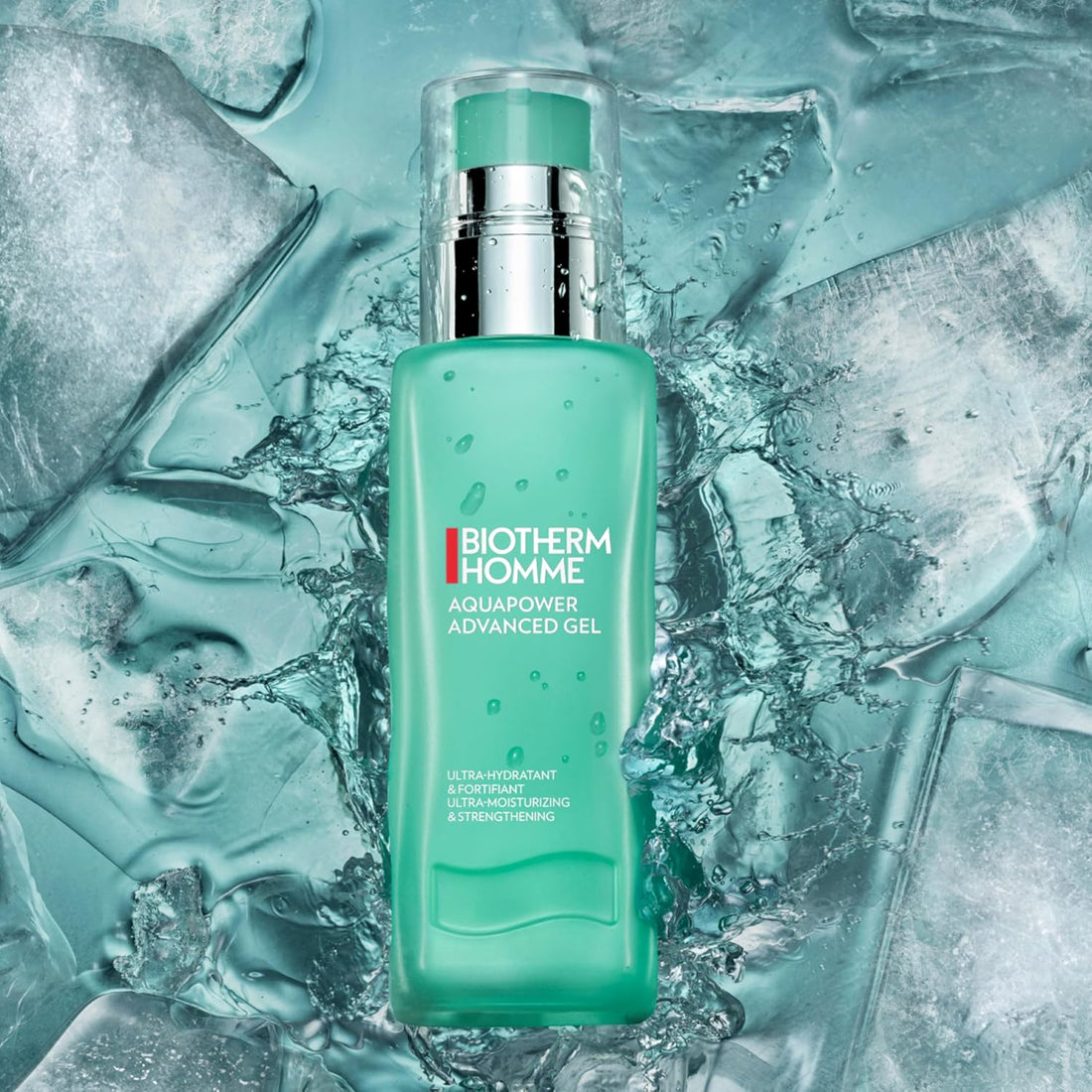 Aquapower Advanced Gel, Men's Gel Face Moisturizer That Hydrates And Strengthens Skin, Fresh And Fast-Absorbing Water-Gel Formula with Biotech Plankton and Oligo-Elements for 48H Moisture, 3.4 Oz Halalzen