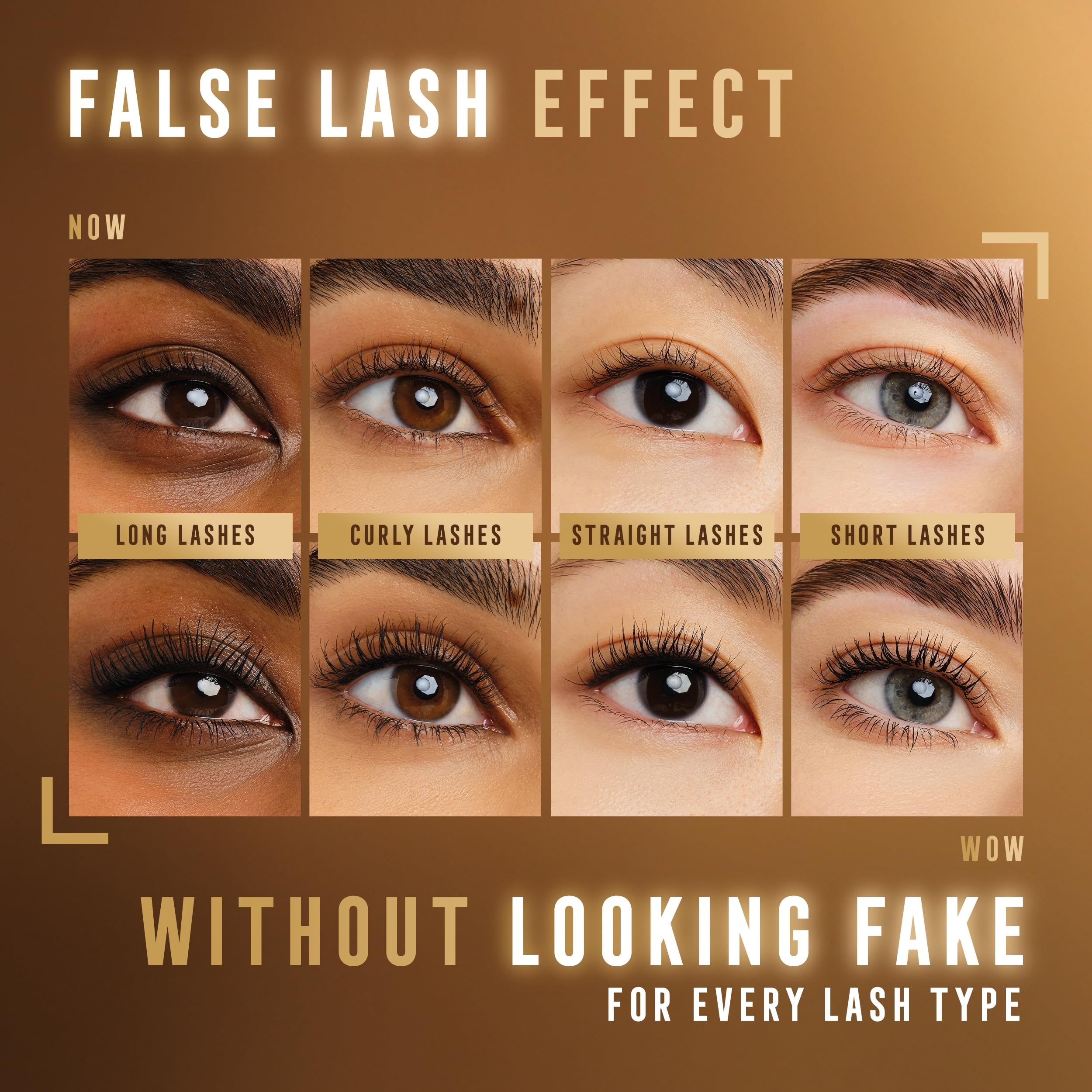 MAX FACTOR - False Lash Effect Mascara - Volumising Formula, Pro-Vitamin B5, Clump-Free, Flake-Free, Smudge-Proof - 01 Black - 13.1ml Halalzen