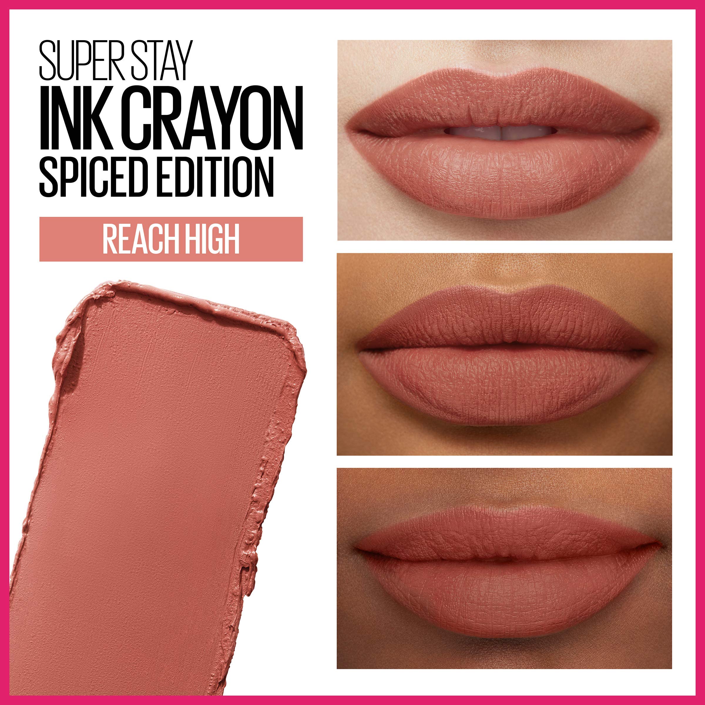 Maybelline Super Stay Ink Crayon Matte Longwear Lipstick Makeup, 150 Chase Dreams, 0.04 oz