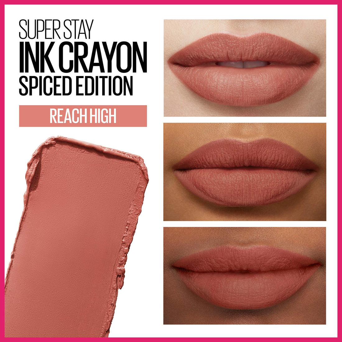 Maybelline Super Stay Ink Crayon Matte Longwear Lipstick Makeup, 150 Chase Dreams, 0.04 oz