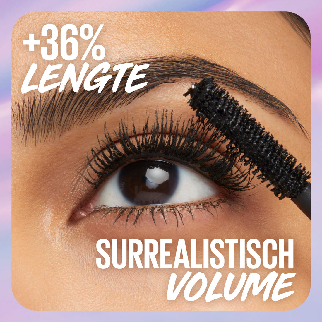 Maybelline Extension Mascara, Salon-Like Extension, Provides +36% More Length & X10 Volume, Hybrid-Fiber Technology & Extended Helix Brush, The Falsies Surreal, Black Halalzen