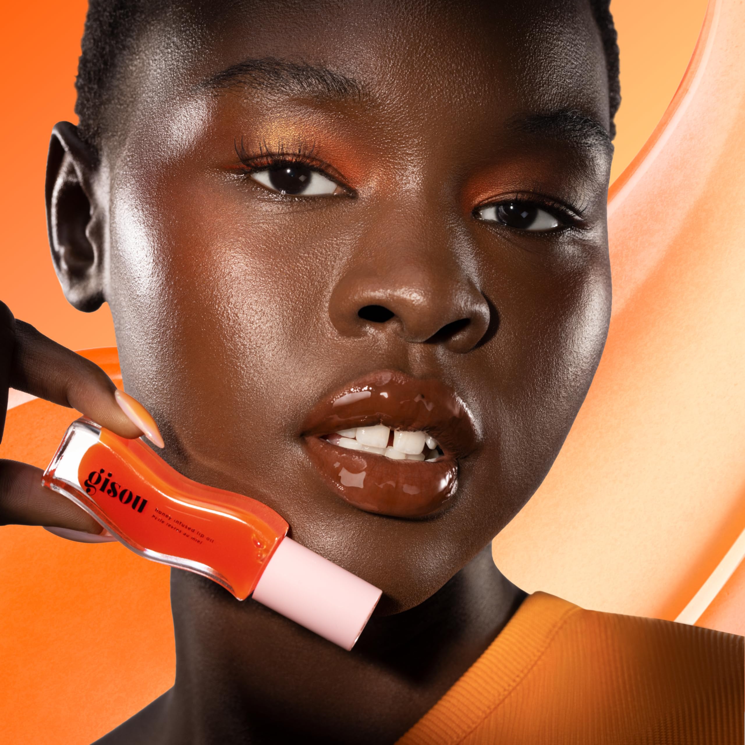 Gisou Honey Infused Lip Oil – Hydrating & Glossy Lip Oil with Jojoba Seed Oil, Non-Sticky Shine, Fresh Honey, 0.27 Fl Oz Halalzen
