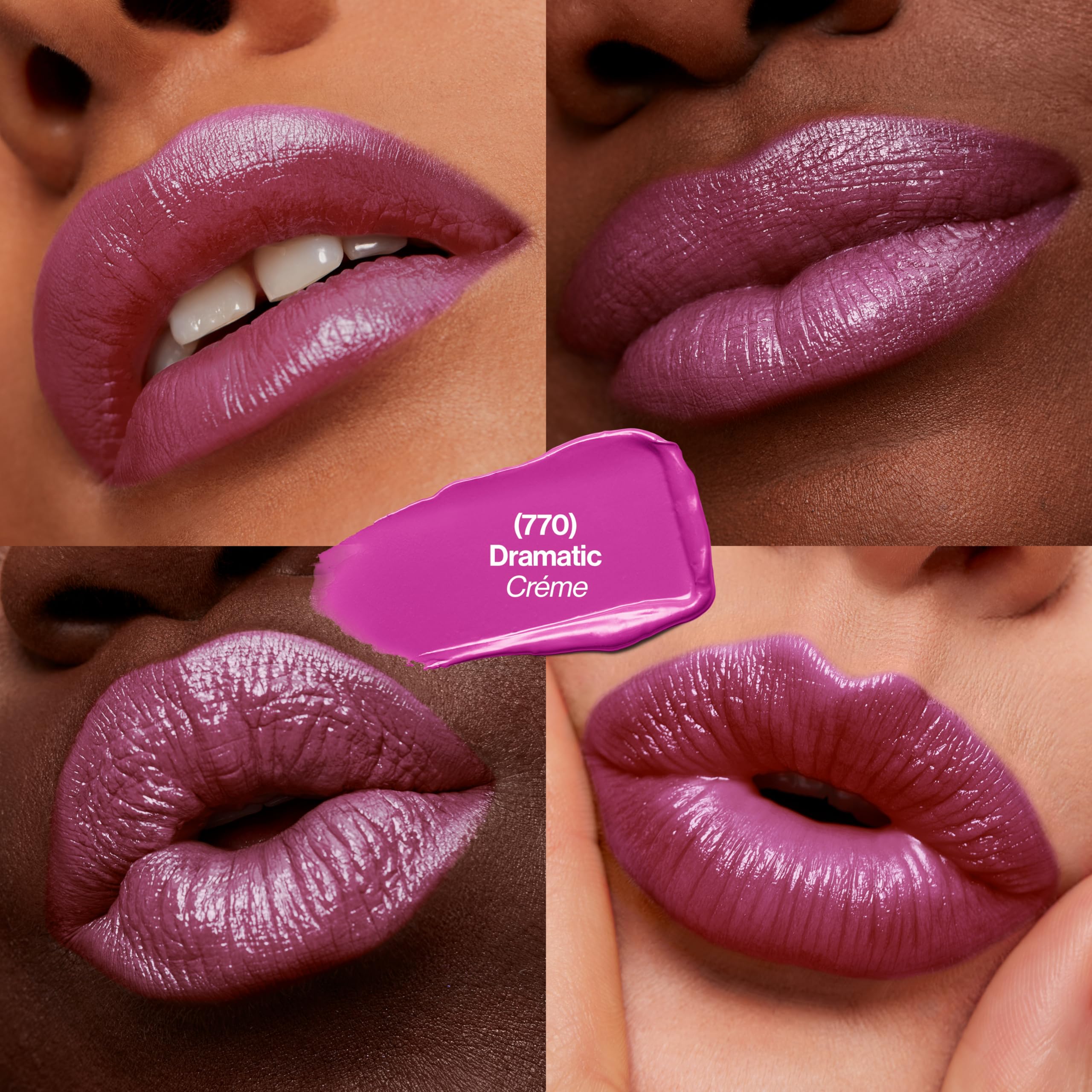 Revlon Super Lustrous Lipstick, Creamy Formula For Soft, Fuller-Looking Lips, Moisturized Feel, 764 On the Mauve, 0.15 oz