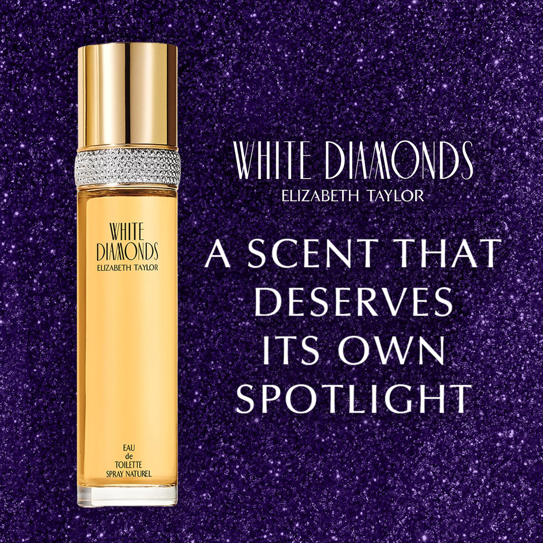 Elizabeth Taylor White Diamonds Eau de Toilette Spray, 100ml, Floral Chypre Fragrance, Celebrity Perfume for Women Halalzen