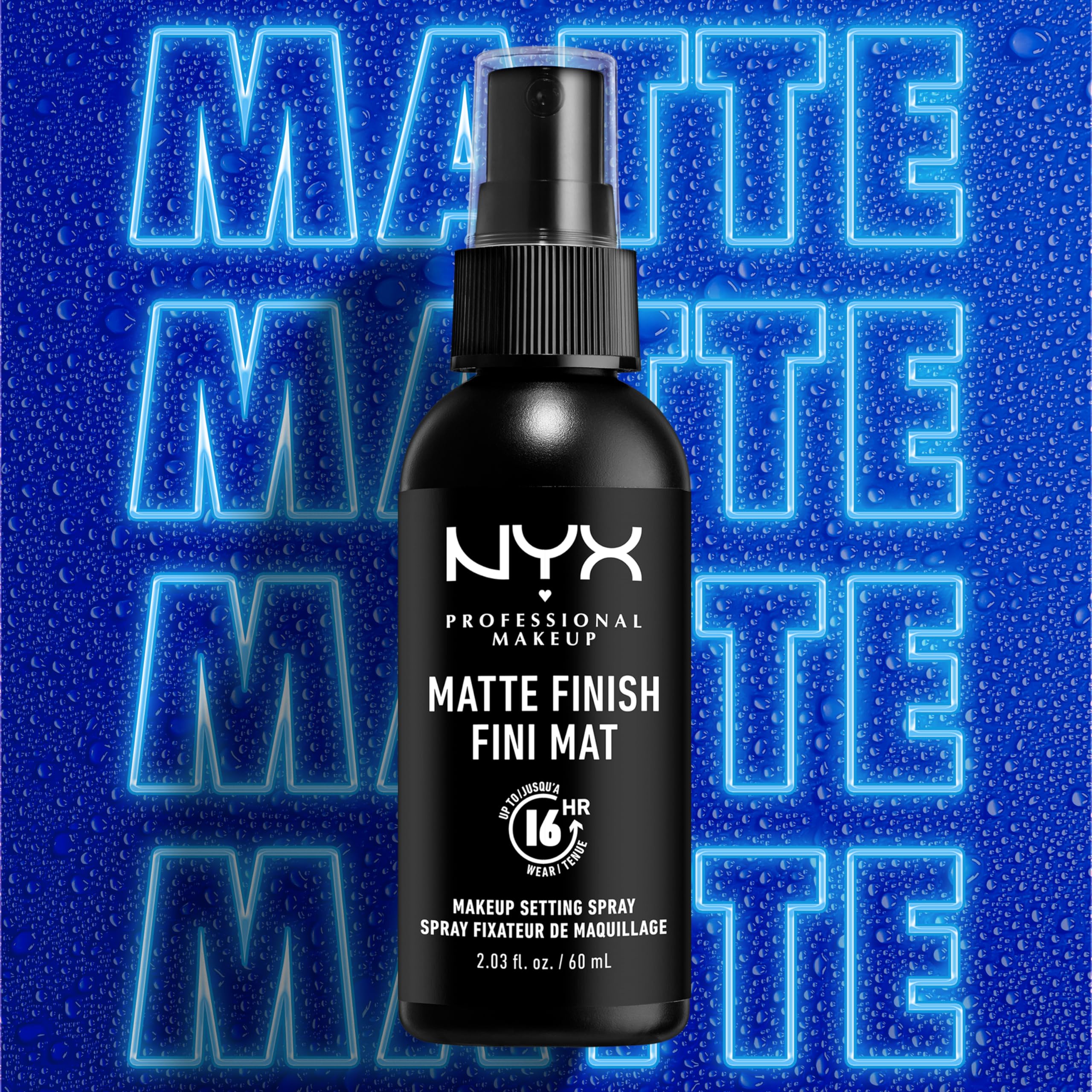NYX PROFESSIONAL MAKEUP Makeup Setting Spray - Dewy Finish, Long-Lasting Face Mist for up to 16HR Wear, Vegan Formula