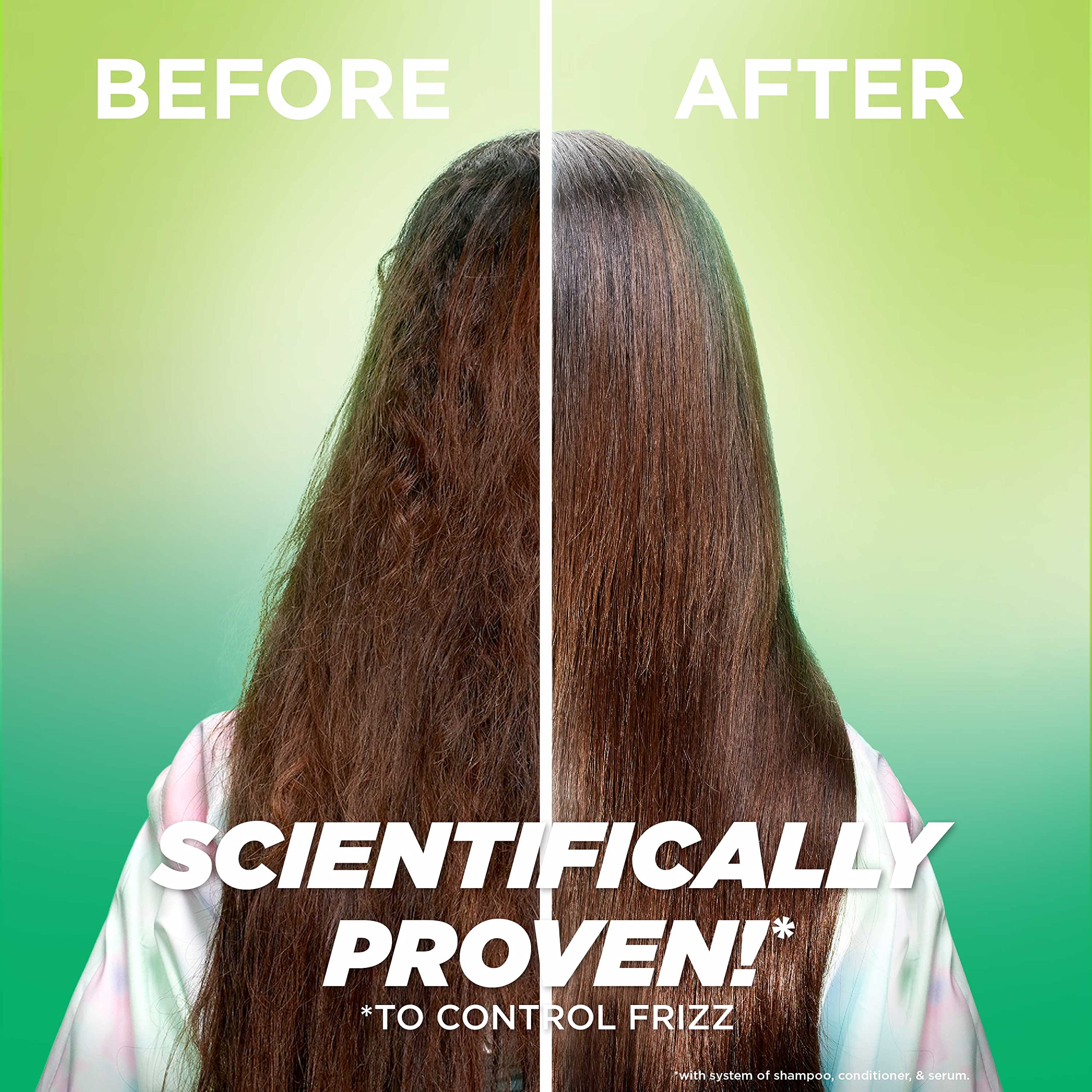Garnier Fructis Sleek & Shine Anti-Frizz Serum for Frizzy, Dry Hair, Argan Oil, 5.1 Fl Oz, 1 Count (Packaging May Vary) Halalzen
